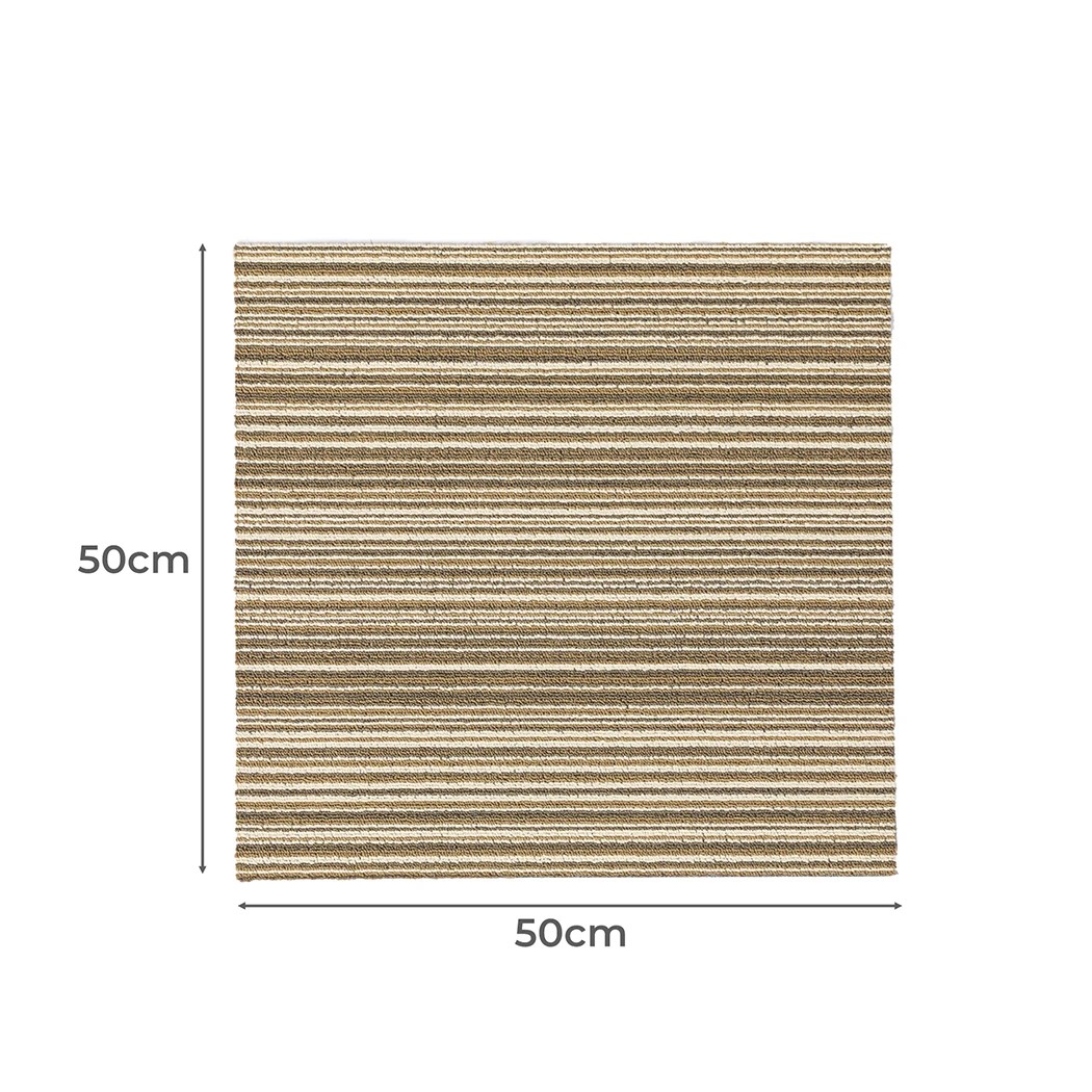 3 Marlow Carpet Tiles 20pcs 50x50cm Striped Pattern, 3 of 8