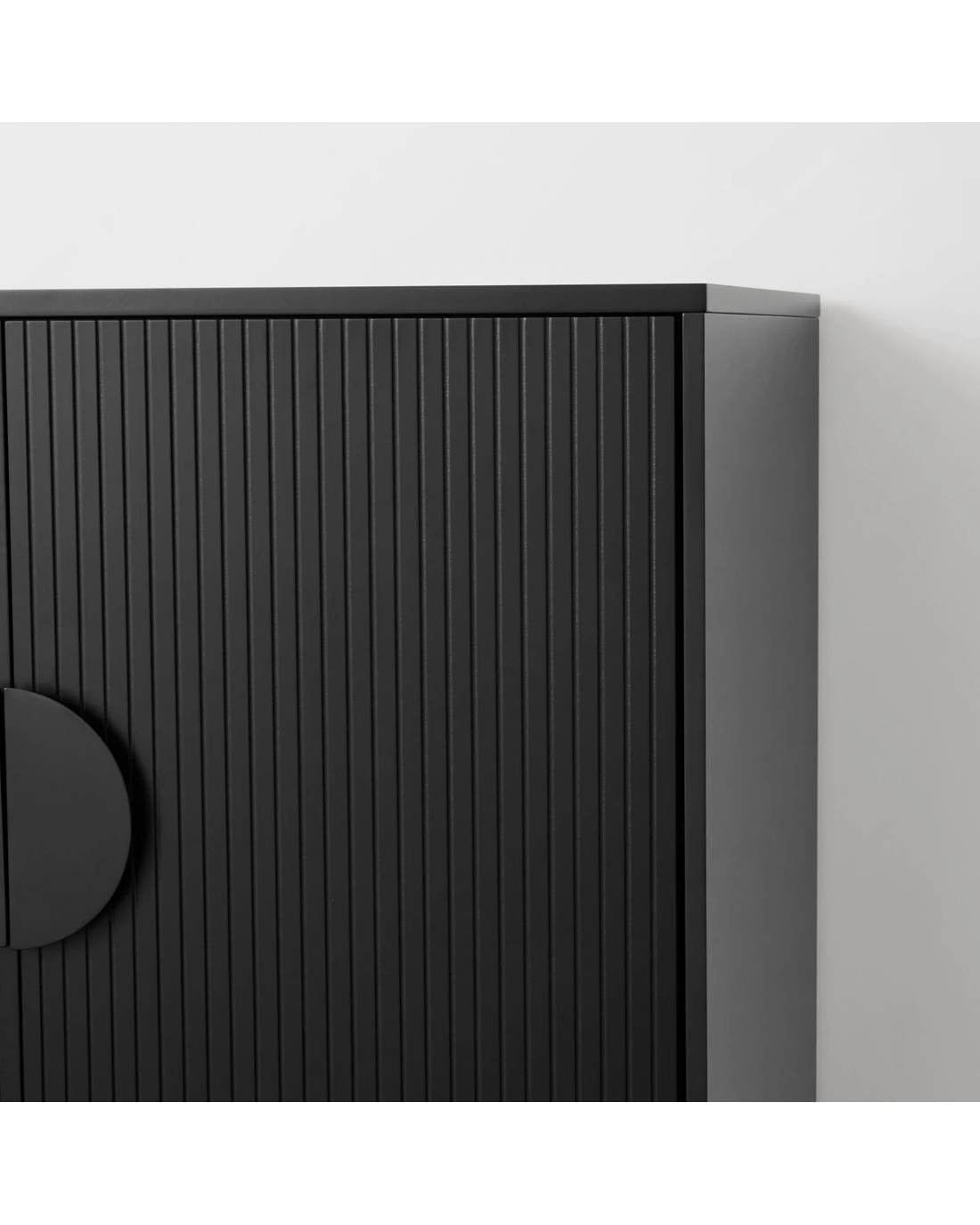 6 Stevie Ribbed Cabinet - Black, 6 of 9