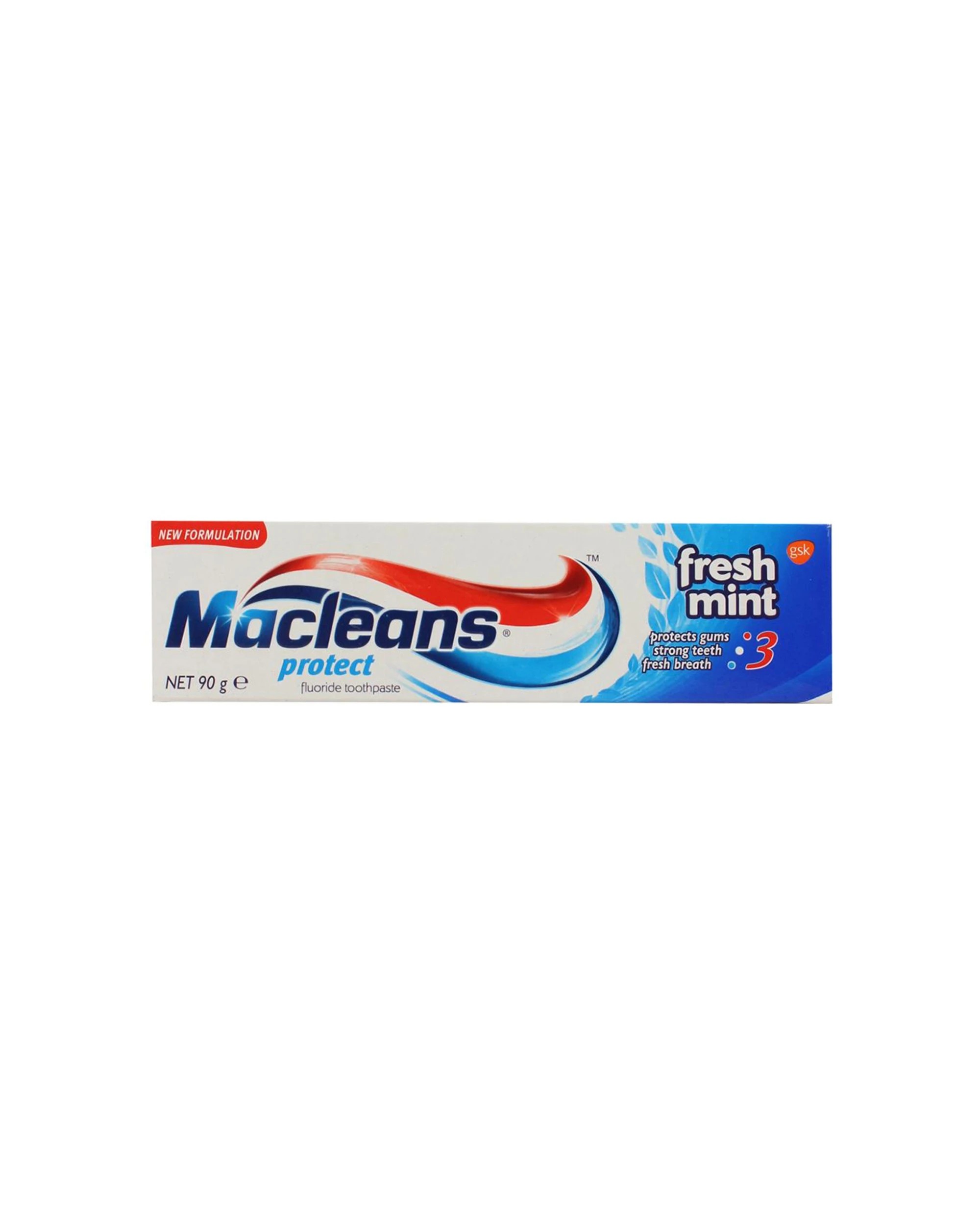 2 Macleans Toothpaste Protect Fresh 6PK 90g Strengthens Teeth Oral Care - Multi, 2 of 3
