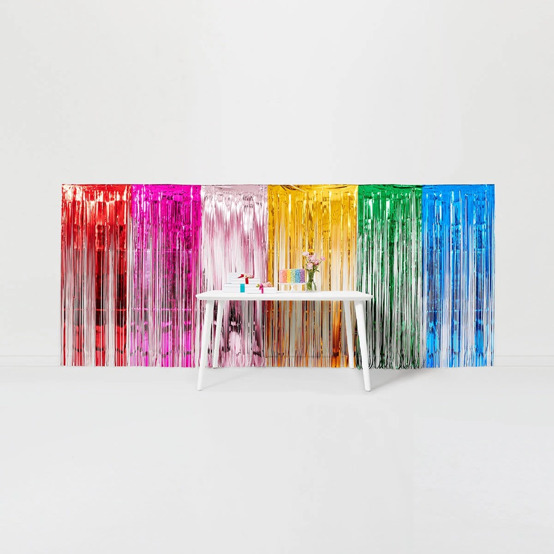 1 Rainbow Foil Backdrop, 1 of 6