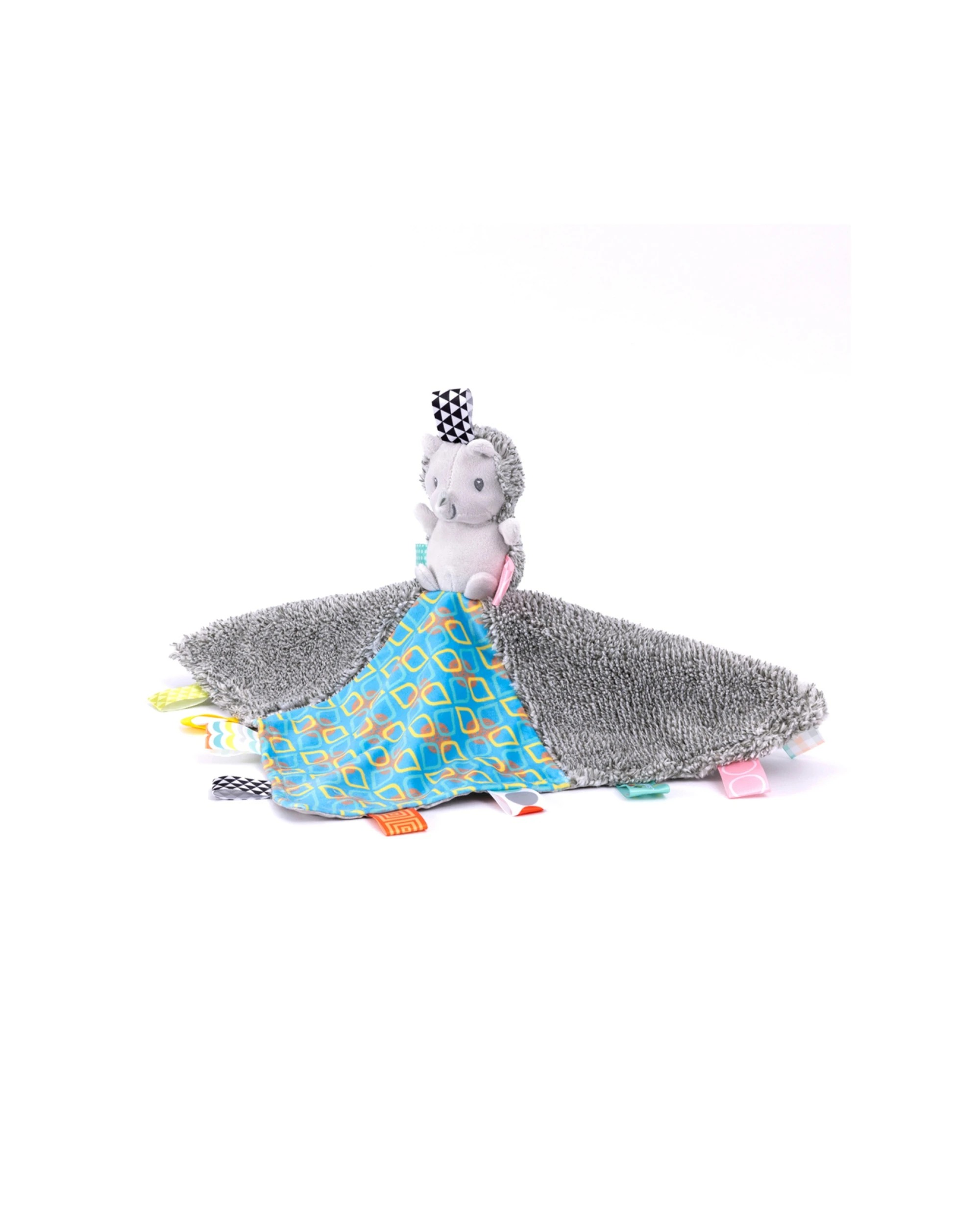 3 Mary Meyer Taggies Heather Hedgehog Character Blanket Baby Toy 0 And Up - Grey, 3 of 6