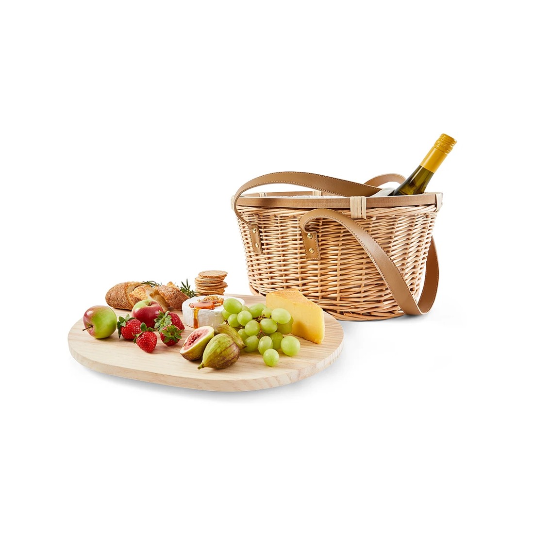 1 Picnic Basket with Chopping Board, 1 of 9