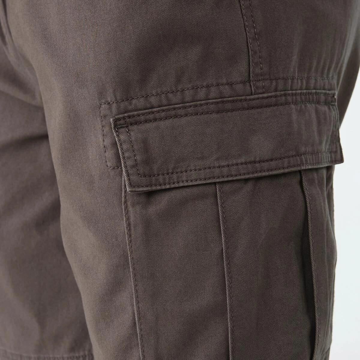 6 Elastic Waist Cargo Shorts EAGLE BROWN, 6 of 7