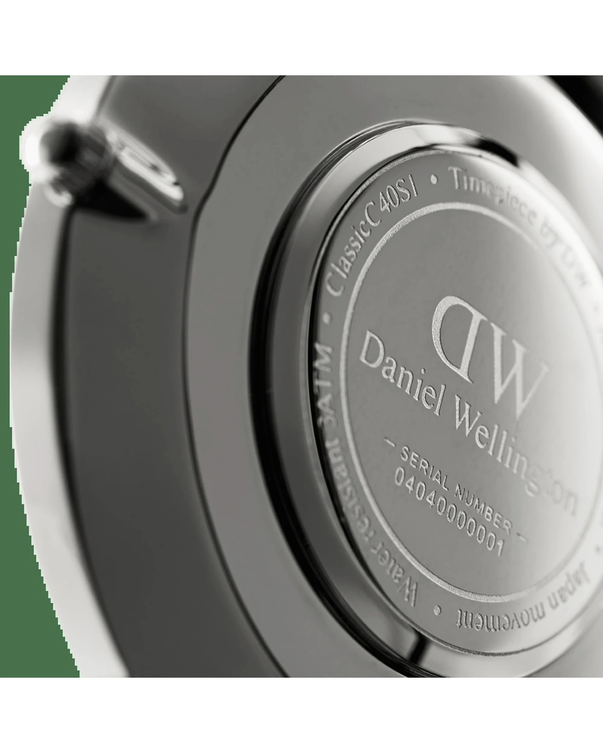 4 Daniel Wellington Classic 40mm St Mawes Silver Brown Leather Strap White Dial, 4 of 6