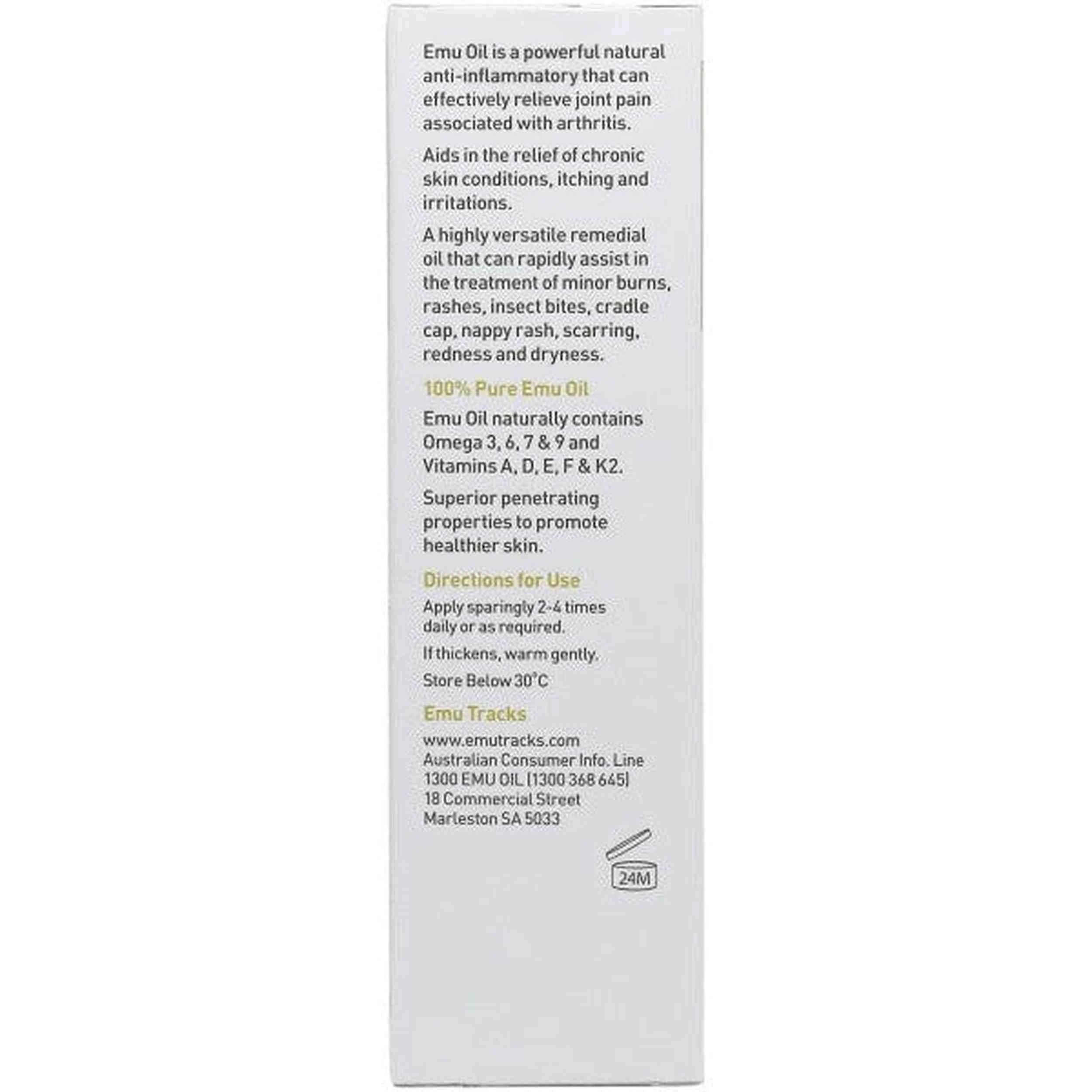 3 Emu Tracks Pure Emu Oil 100 ML, 3 of 3