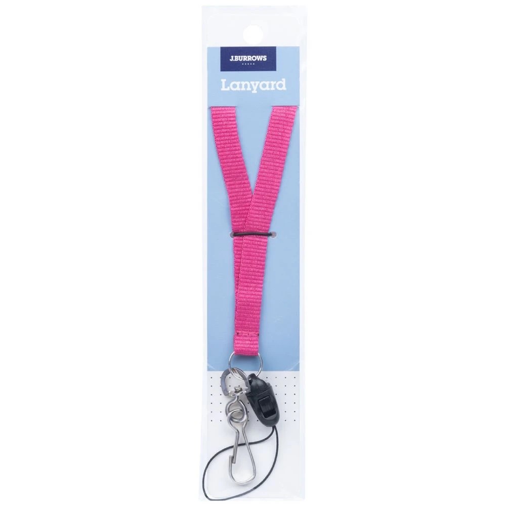 1 J.Burrows Clip and USB Lanyard Pink, 1 of 2