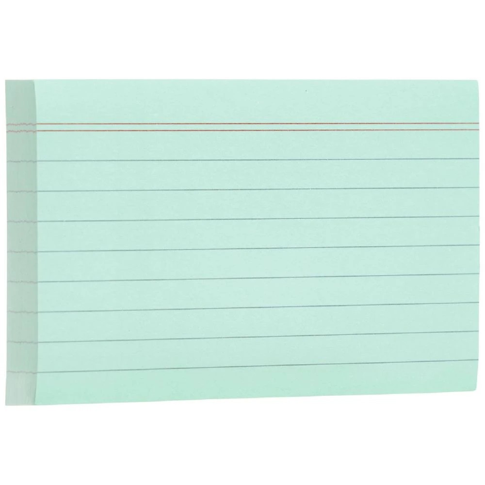 3 J.Burrows Fully Adhesive Notes 76x127mm Green, 3 of 3
