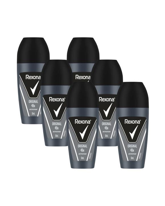 6 x Rexona Men Original 48 Hour Antiperspirant Deodorant 50mL