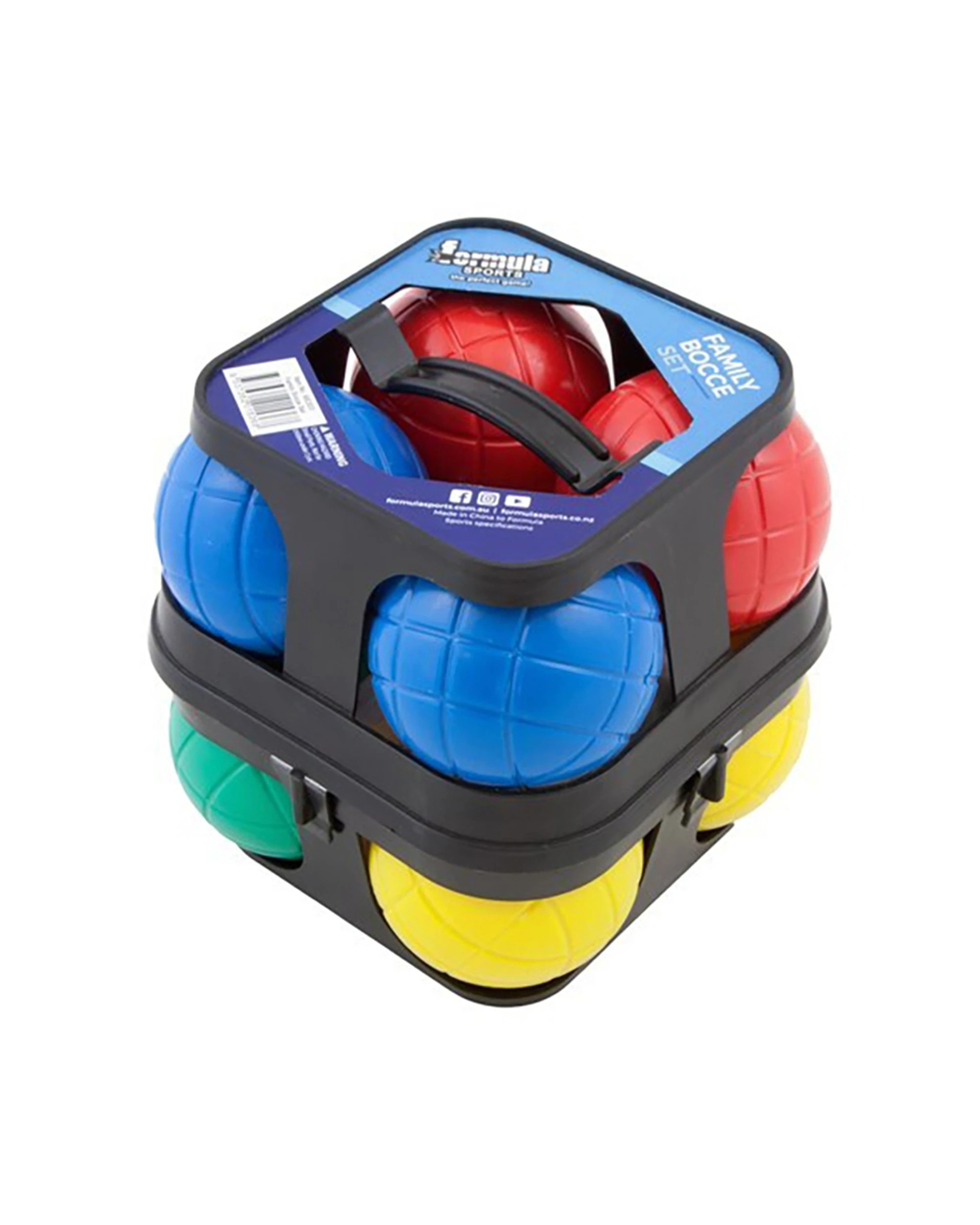 1 Formula Sports 8pc Family Bocce Set Kids Adult Toy With Carry Crate - Multi, 1 of 1