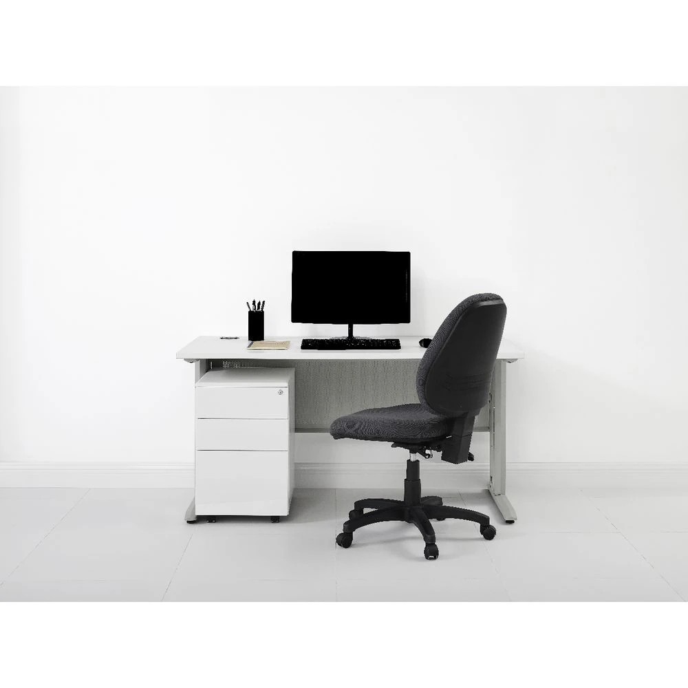 6 Matrix Office Desk 1500mm White Desks, Tables and Workstations, 6 of 8
