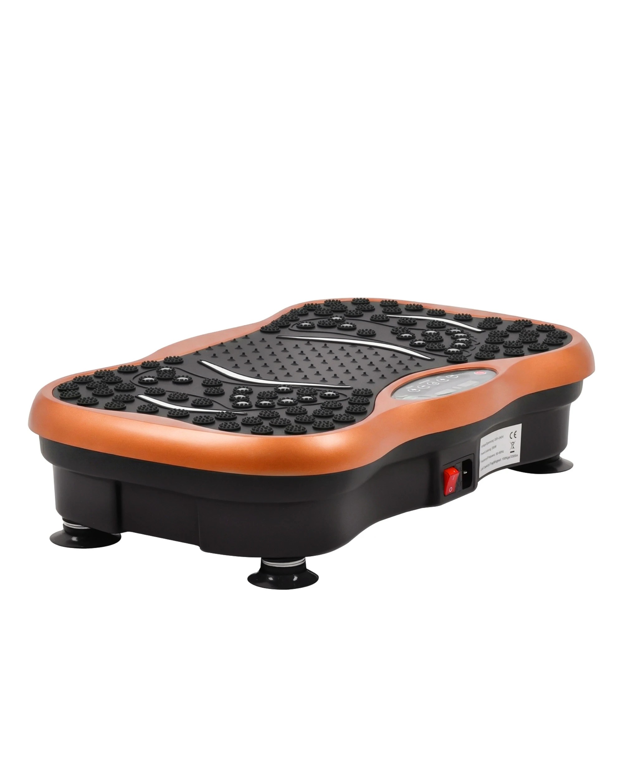 2 Advwin Vibration Plate Exercise Machine with Handle - Gold, 2 of 7