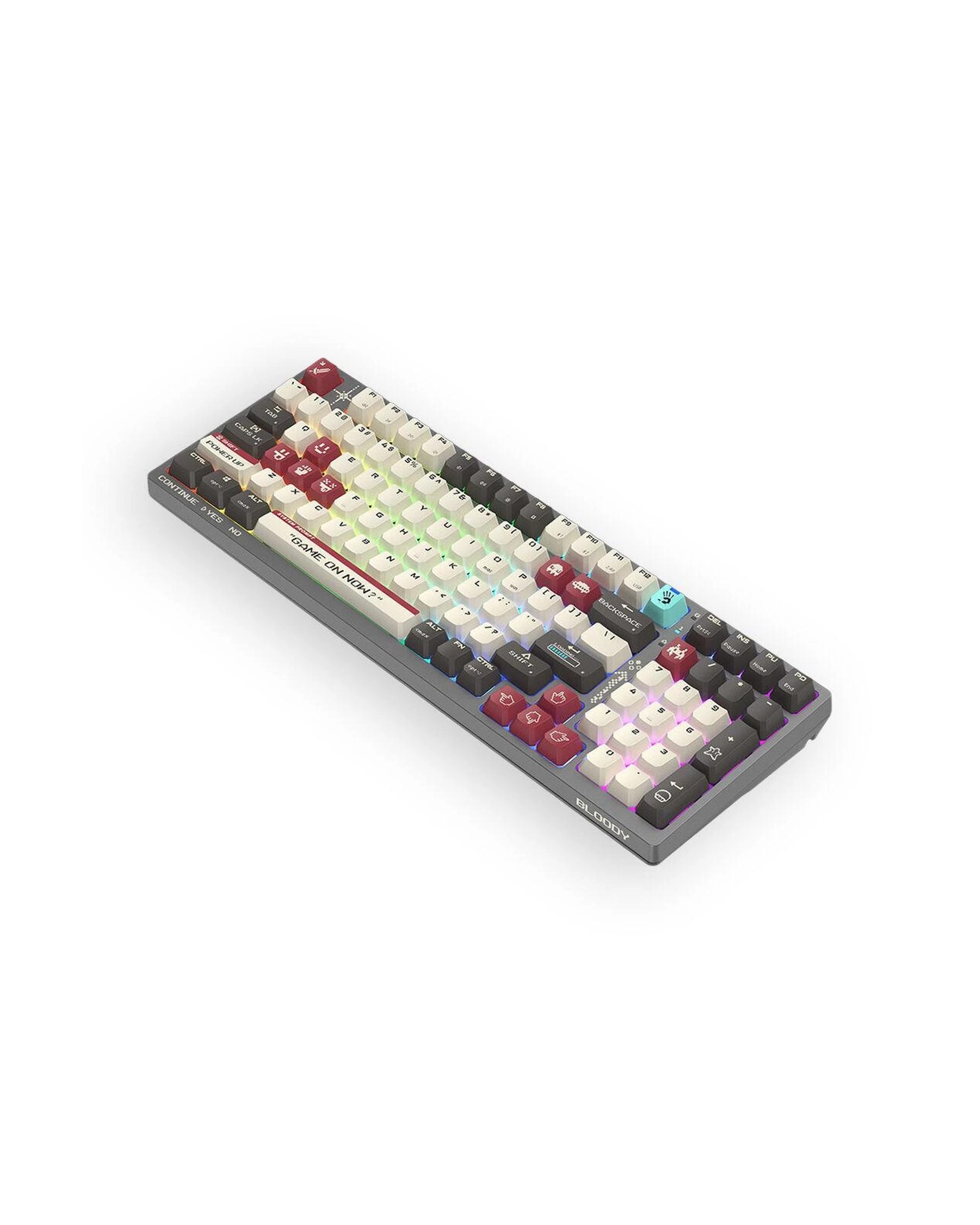 2 Bloody WS98 Pixels Red 80% Dual Core Wireless Mechanical Keyboard, 2 of 5