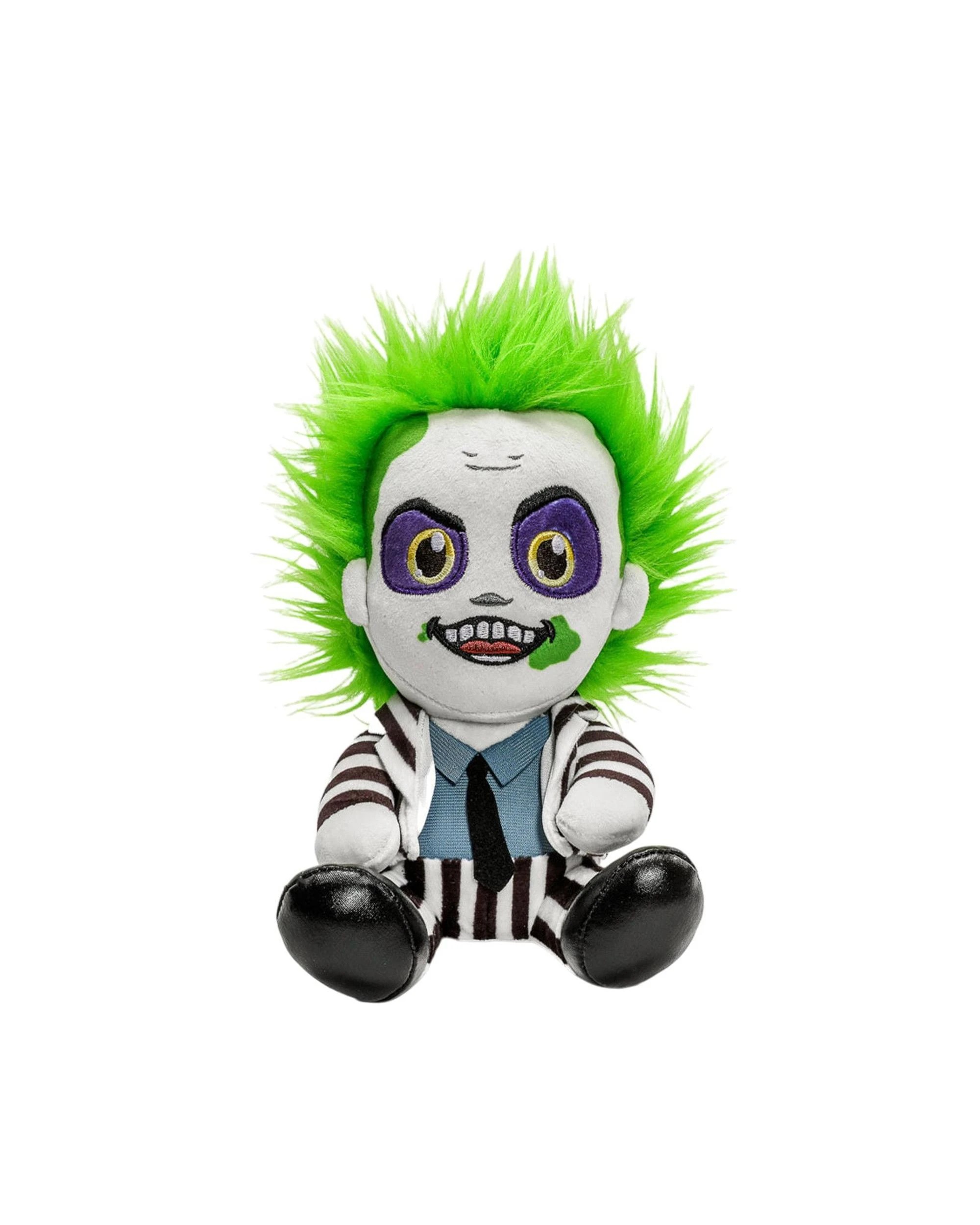 1 Kidrobot Beetlejuice in Striped Outfit Phunny Plush, 1 of 4