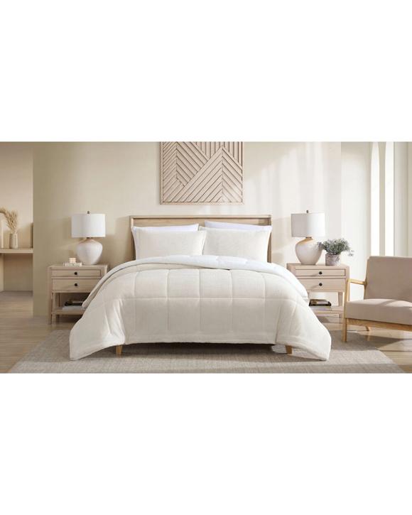 Ardor Boudoir 3pc Avalon Comforter Pillowcase Set Cream - Queen/King - Beige