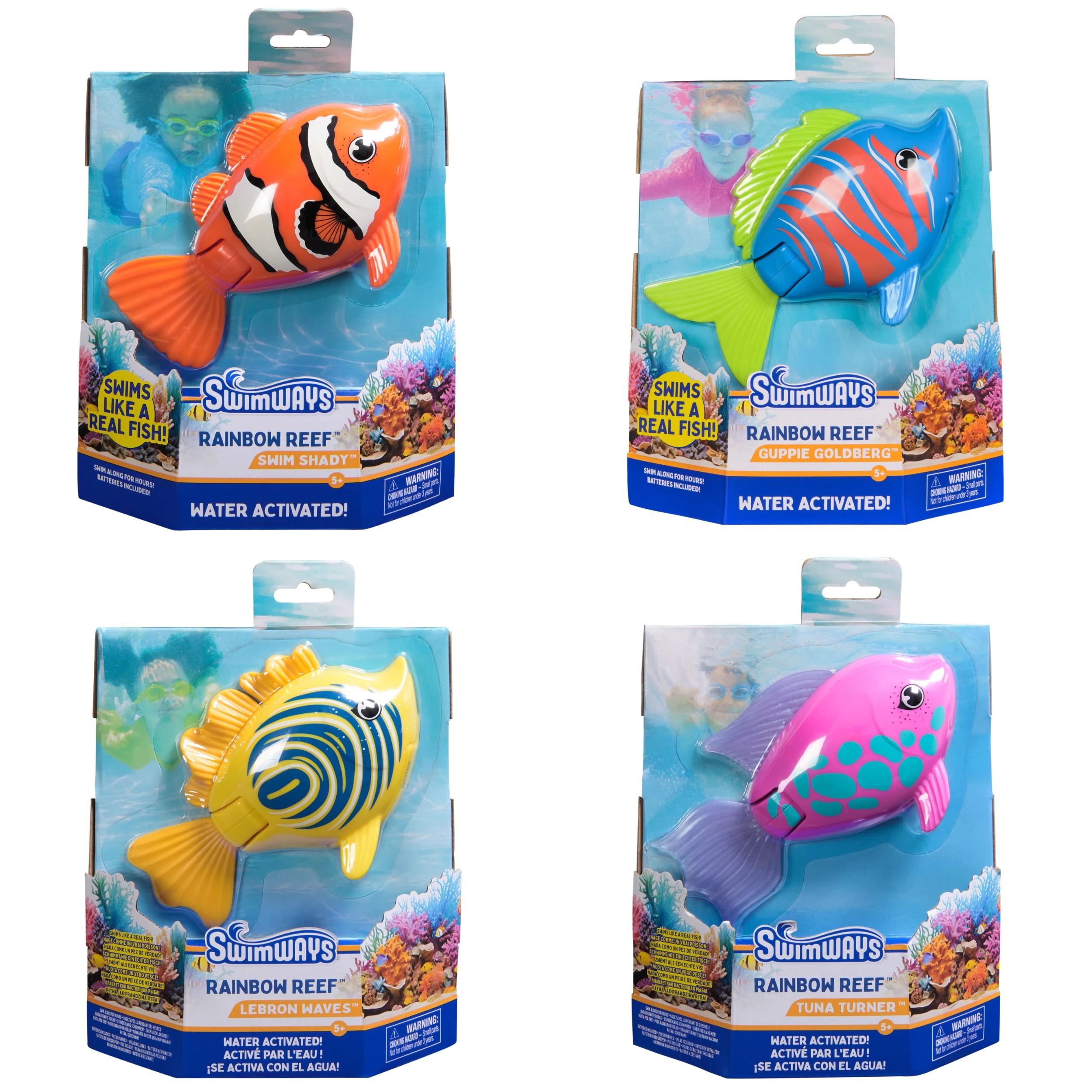 1 SwimWays Rainbow Reef Fish Toy - Assorted, 1 of 10