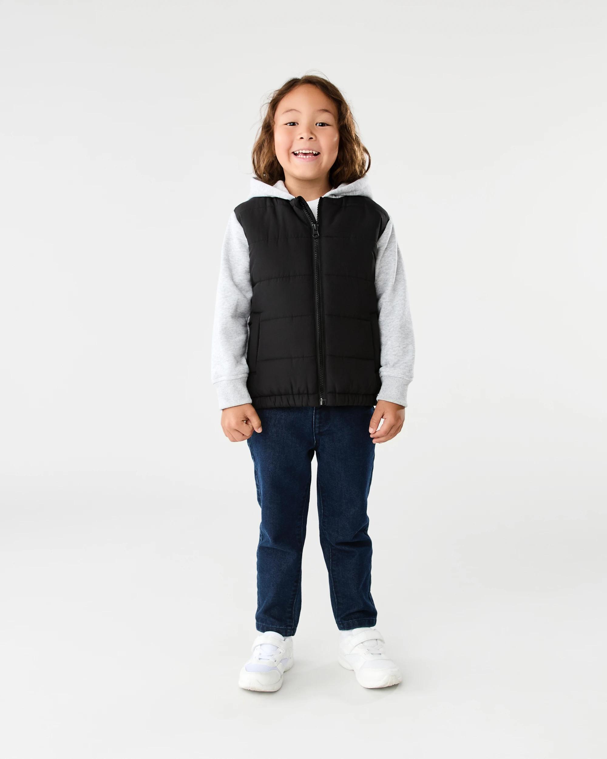 6 Fleece Sleeve Jacket Black, 6 of 6