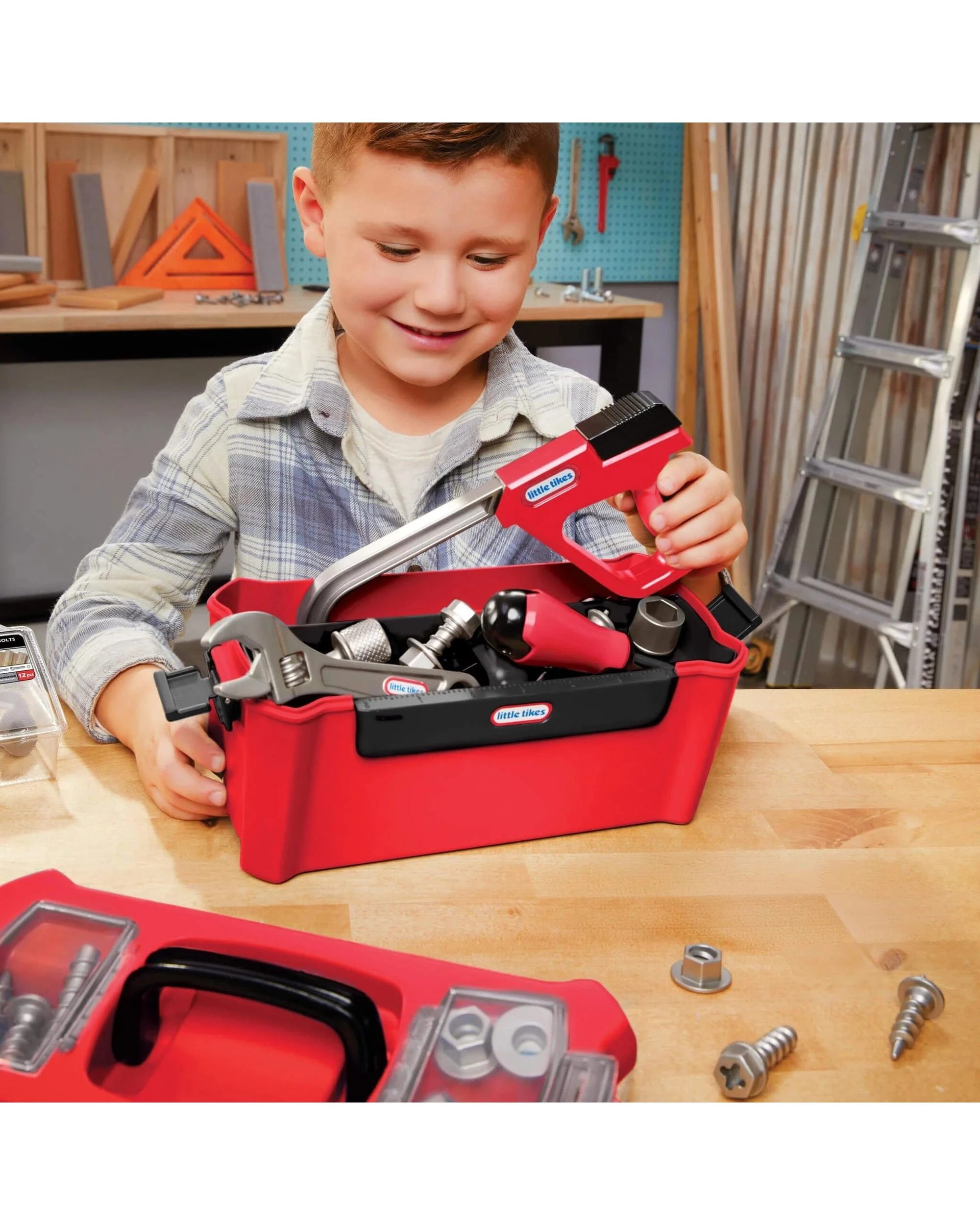 4 Little Tikes Creative Construction Tool Box Set, 4 of 5