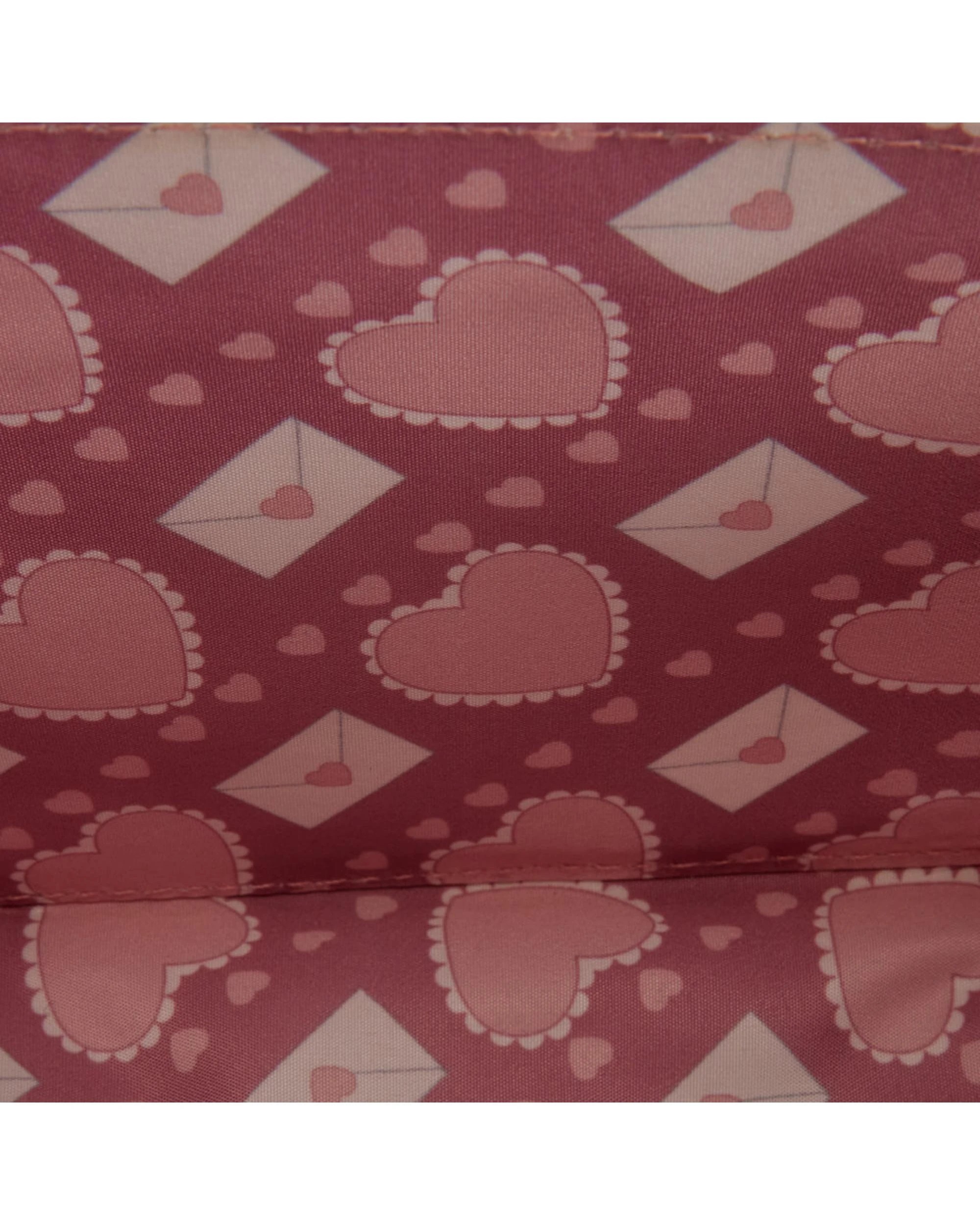 6 Loungefly Heart Envelope Crossbody Bag with Coin Bag, 6 of 6