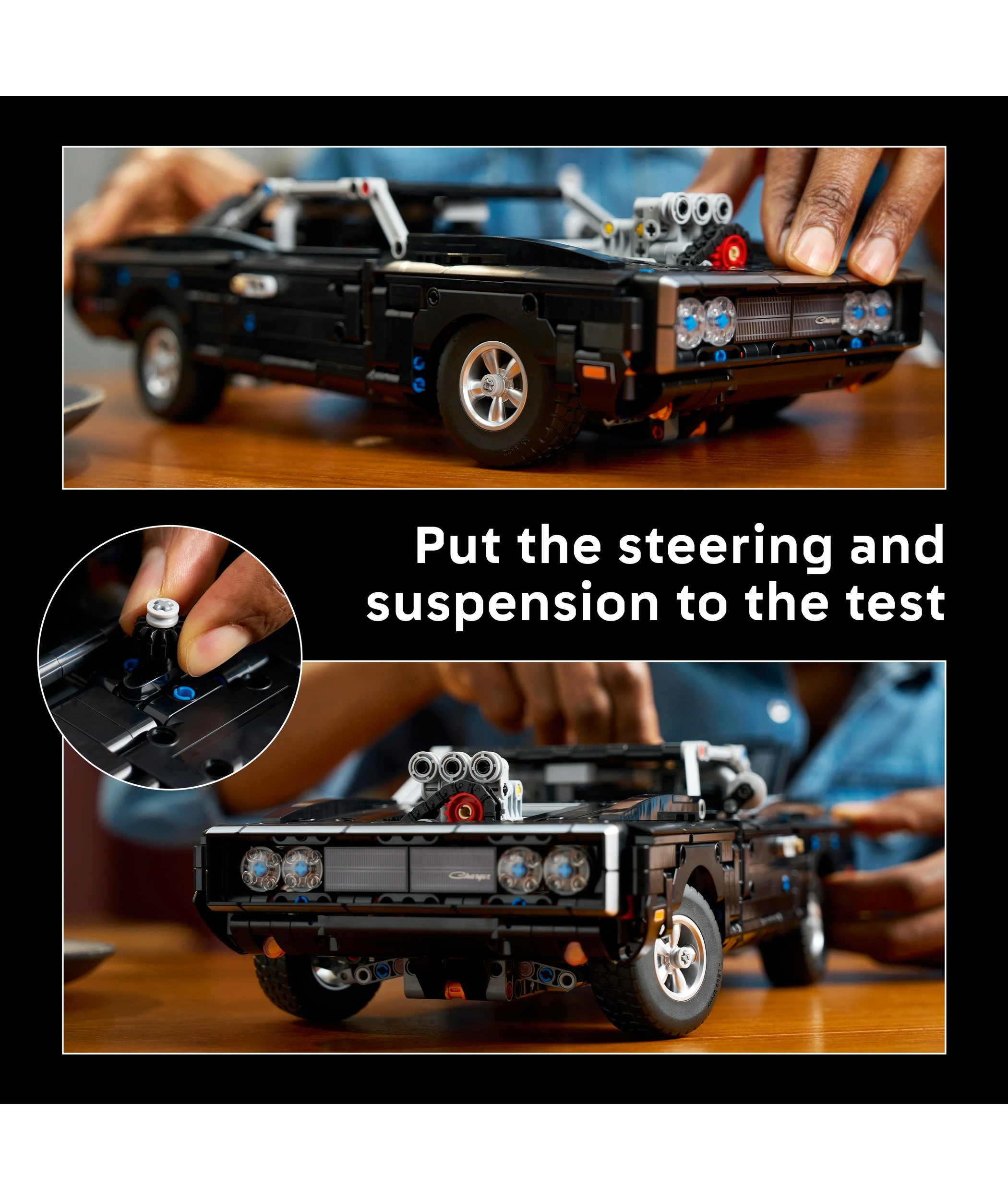 4 LEGO Technic Fast and Furious Dodge Charger R/T Car 42231, 4 of 10