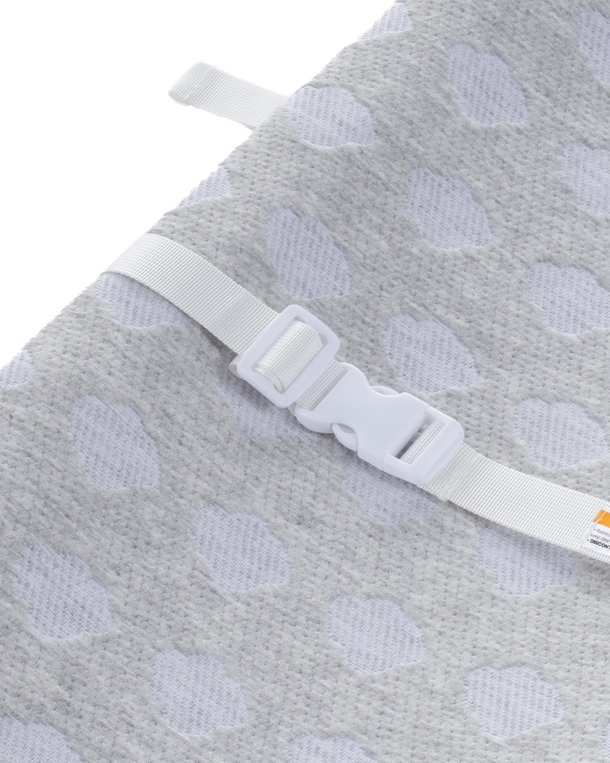 7 PlayPals Baby Changing Pad with Fixing Belt Waterproof Soft Padded - Grey, 7 of 8