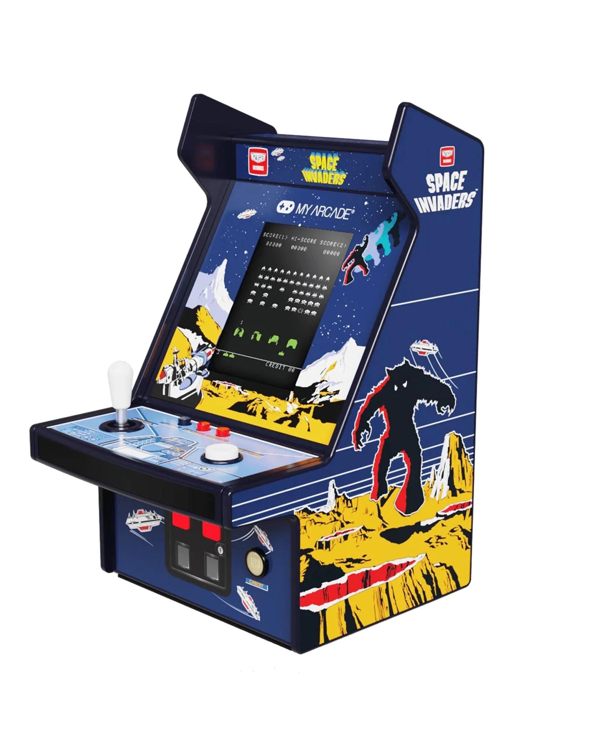 1 MyArcade Micro Player Pro Space Invaders Portable Retro Arcade Cabinet, 1 of 4
