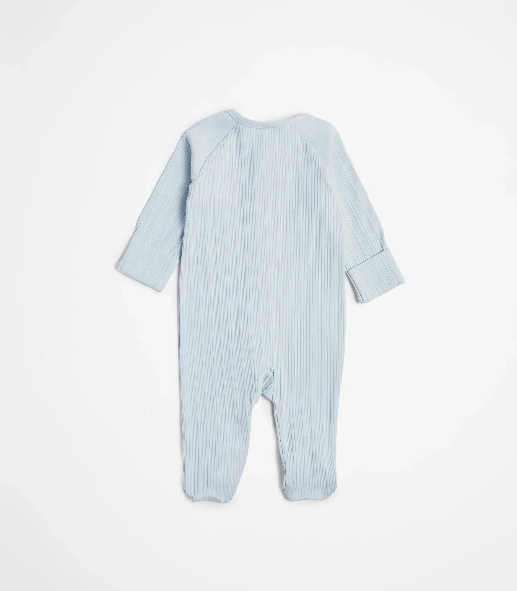 3 Target Baby Organic Cotton Rib Zip Coverall BLUE, 3 of 3