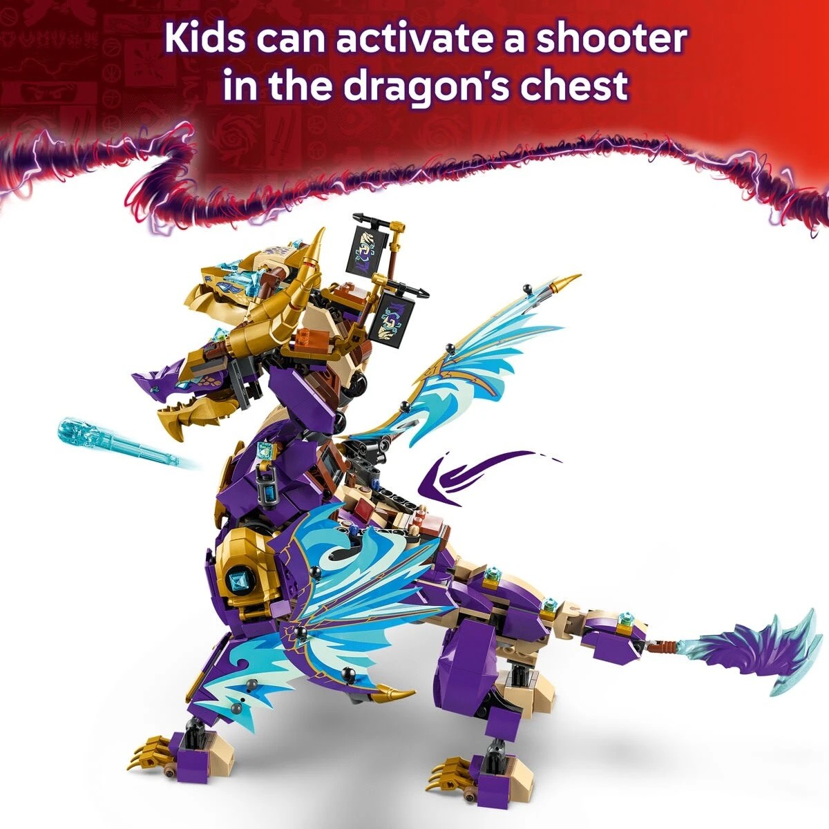 7 LEGO NINJAGO Arc Dragon of Focus 71836, 7 of 10