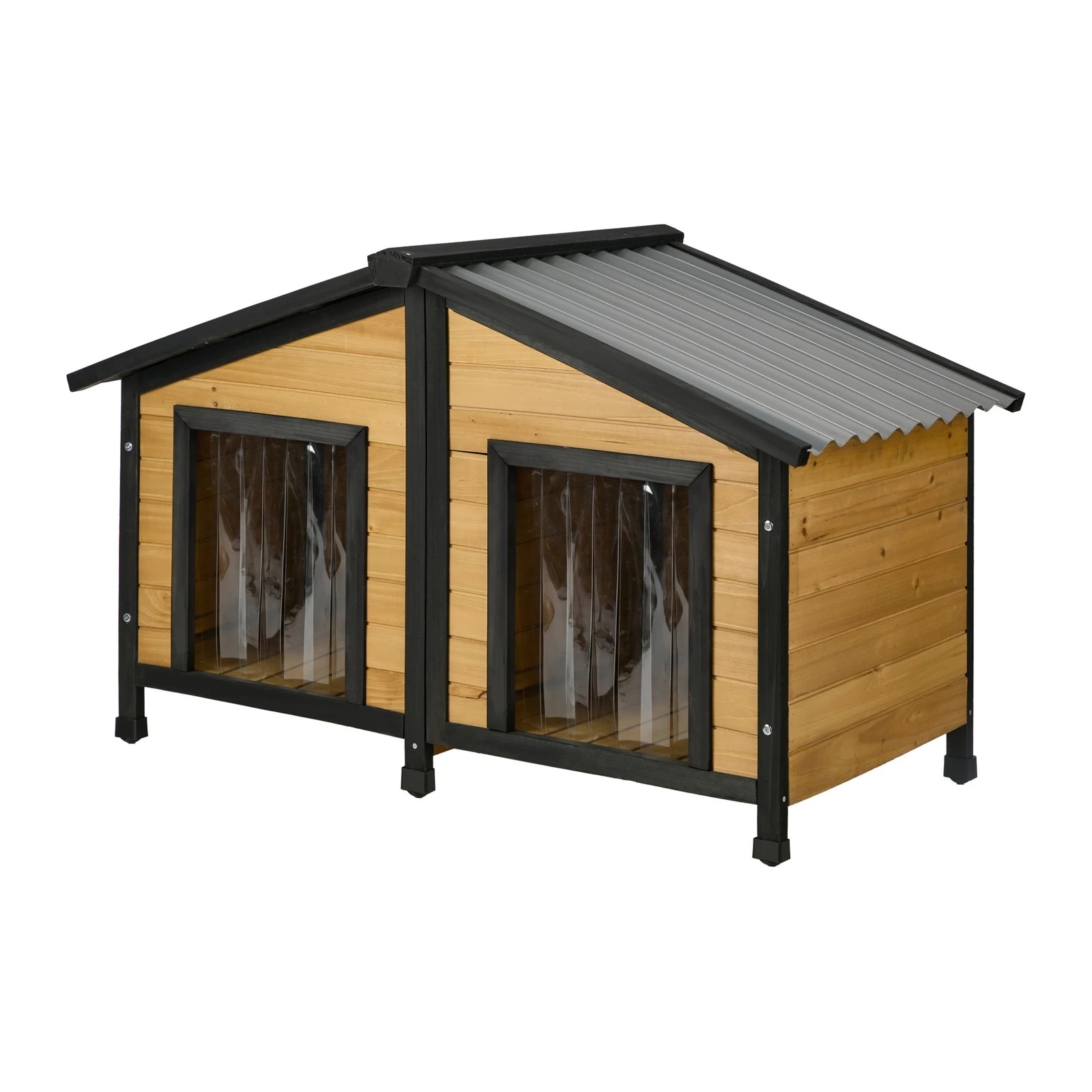 8 Alopet Dog Kennel Outdoor Indoor Pet House Wooden Cage Puppy Cabin Crate Kennels - Multi, 8 of 8