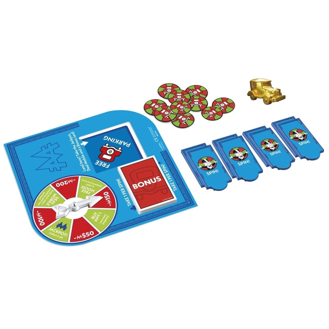 2 Monopoly Free Parking Jackpot Expansion Game, 2 of 3