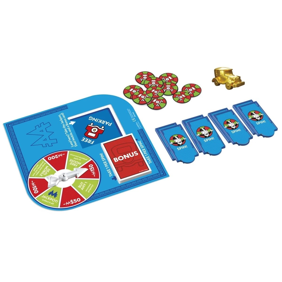 2 Monopoly Free Parking Jackpot Expansion Game, 2 of 3