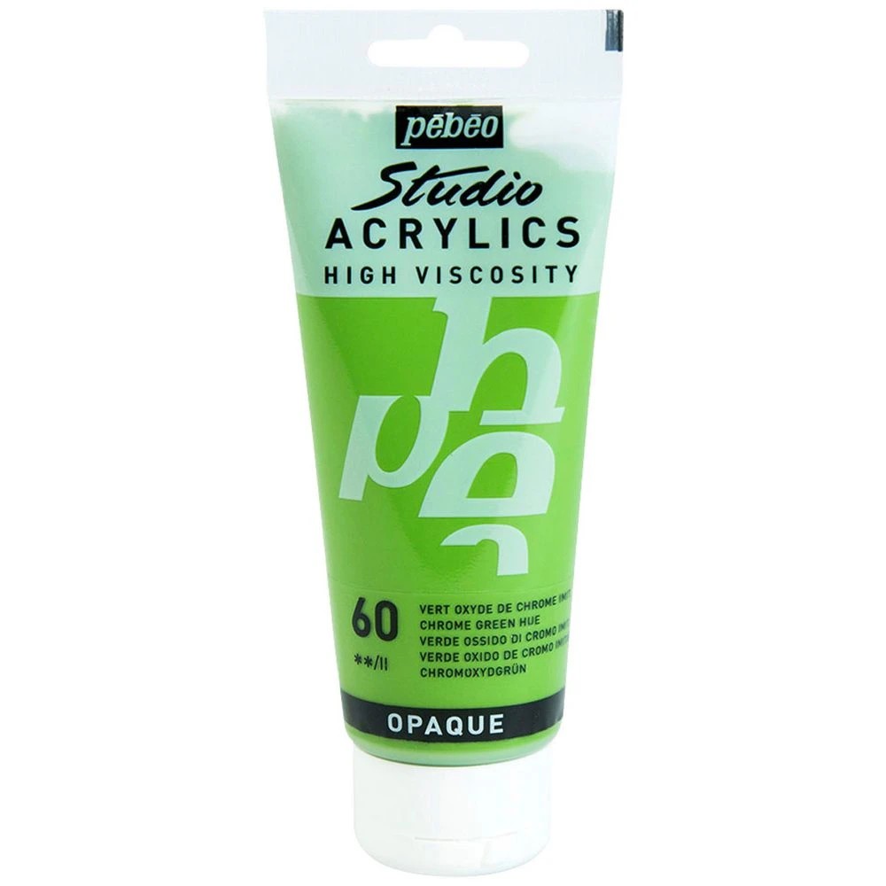 1 Pebeo Studio Acrylic Paint 100mL Green, 1 of 2