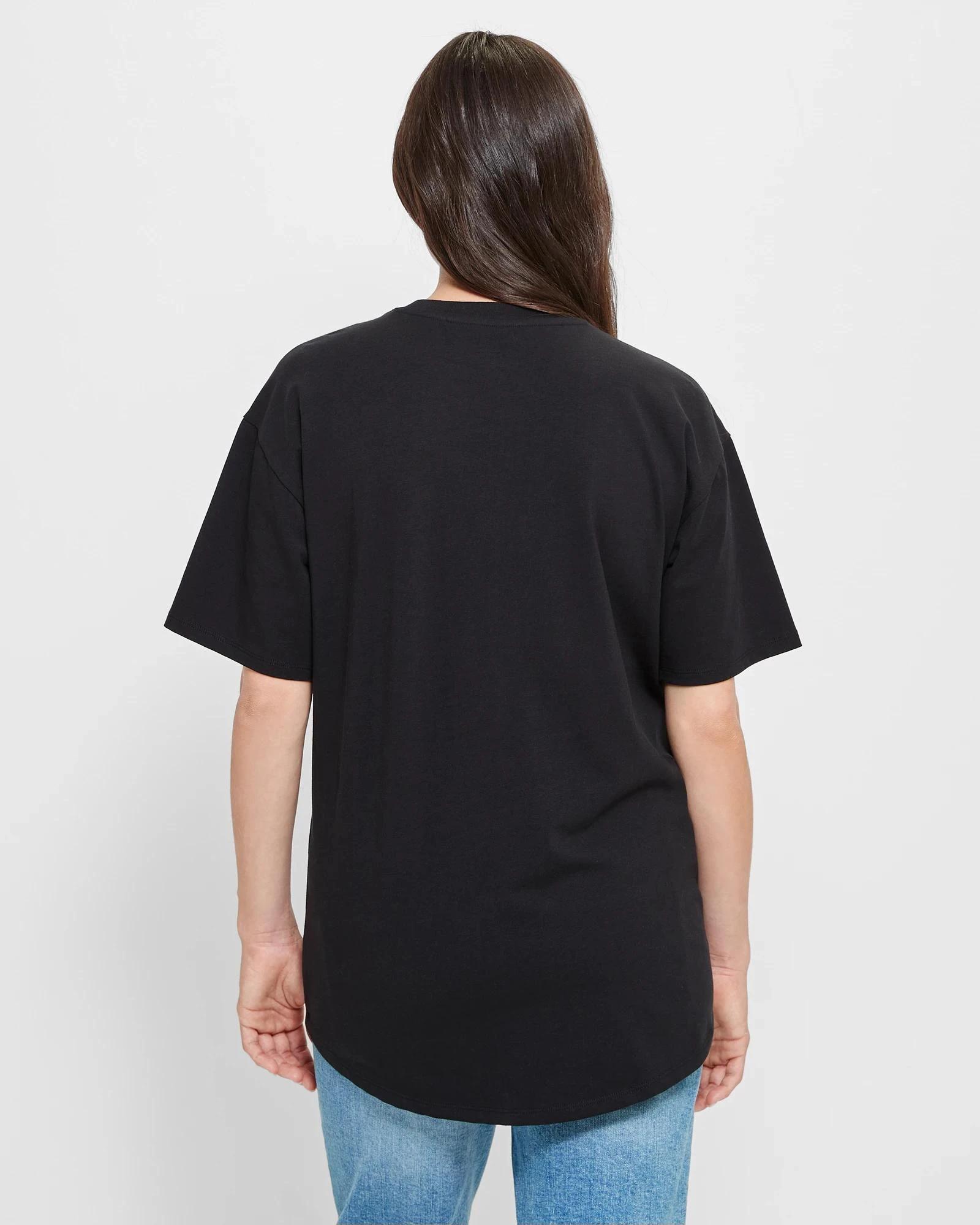 4 Target Maternity Australian Cotton Crew Neck T-Shirt BLACK, 4 of 5