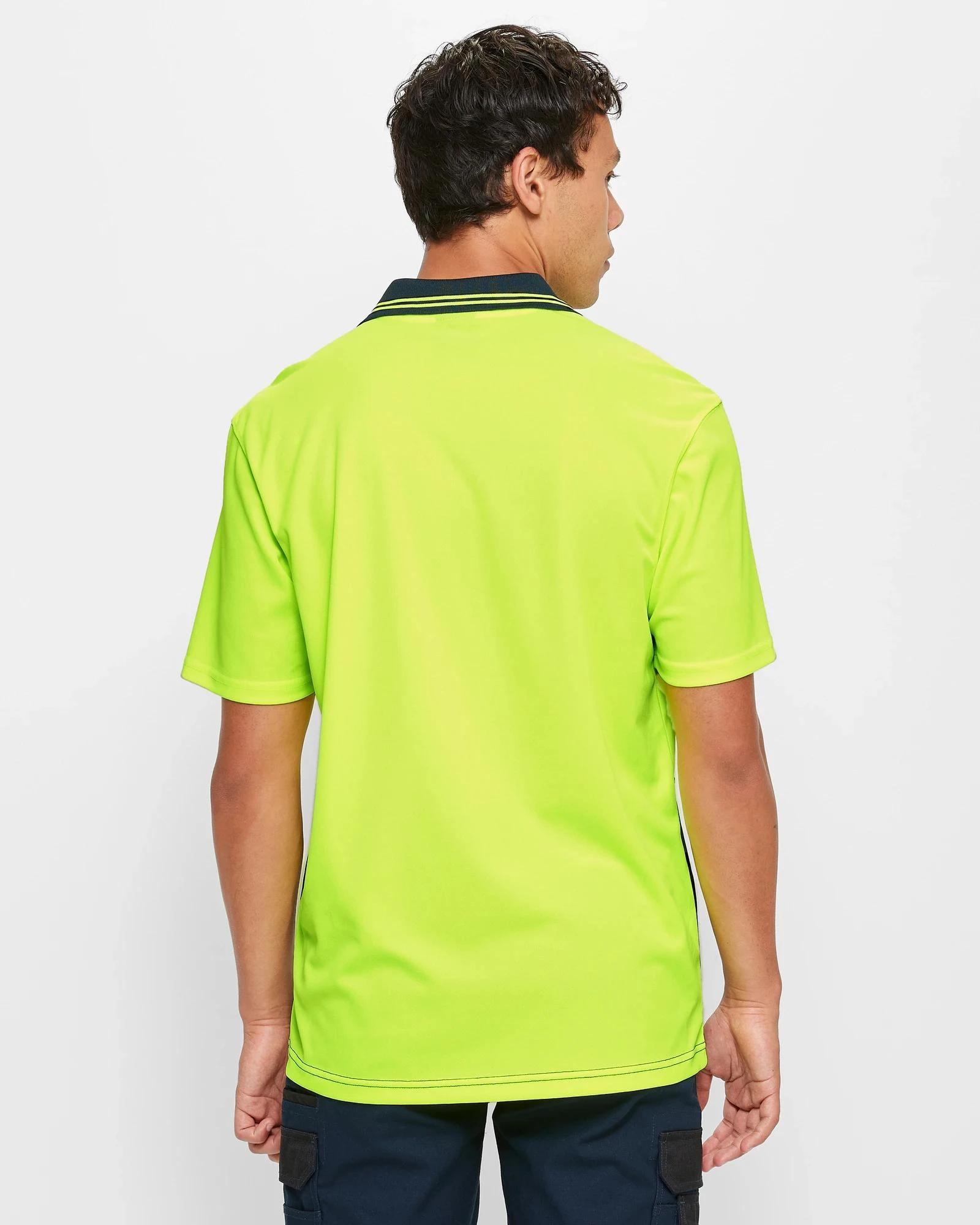 3 Graphite Hi-Visibility Polo Shirt YELLOW, 3 of 5