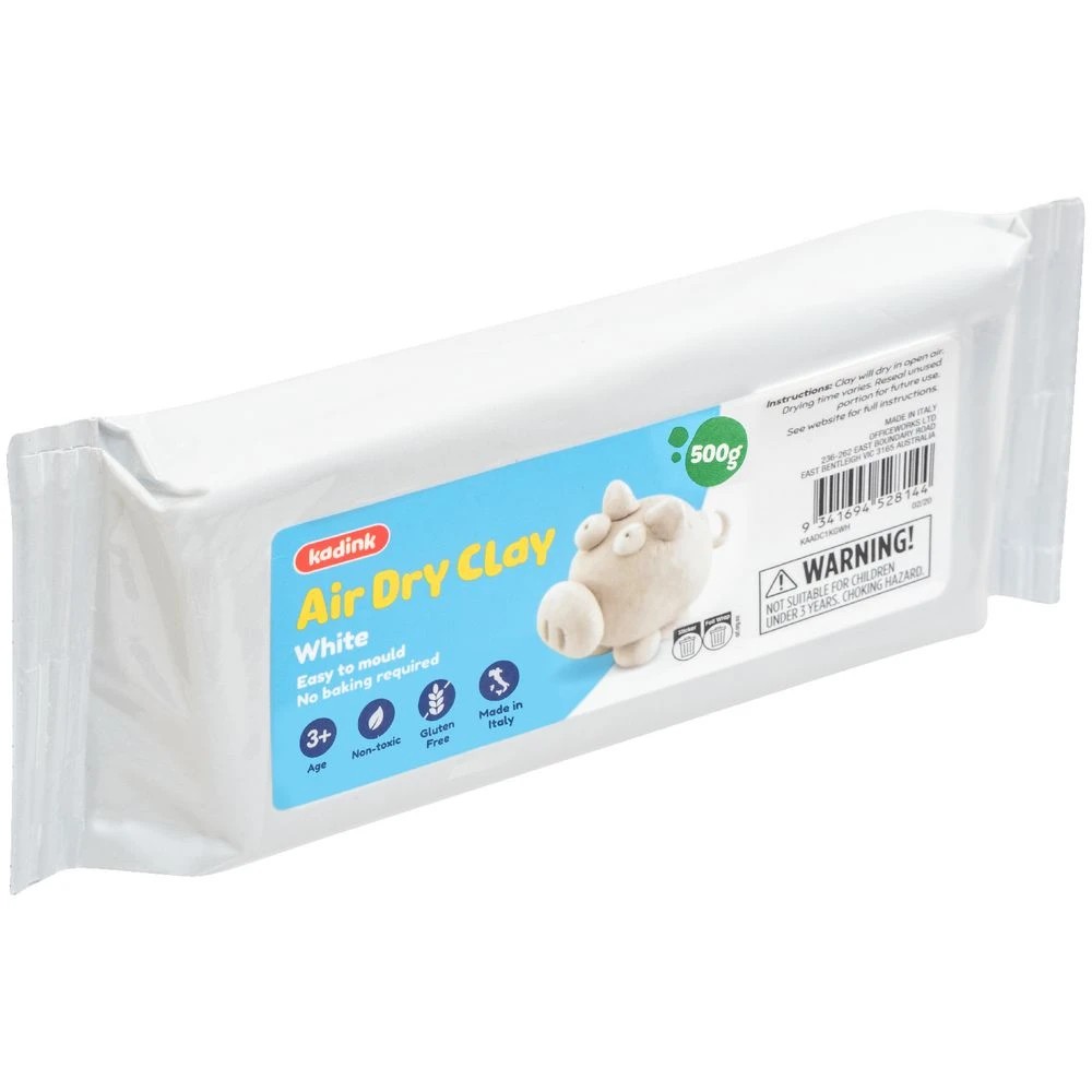 2 Kadink Air Dry Clay 500g White, 2 of 7