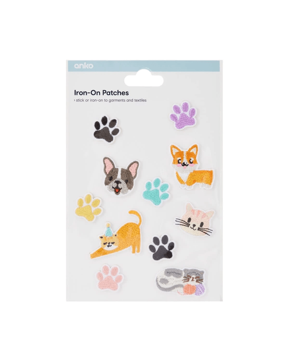 Iron-On Patches - Embroidery Patch Pets