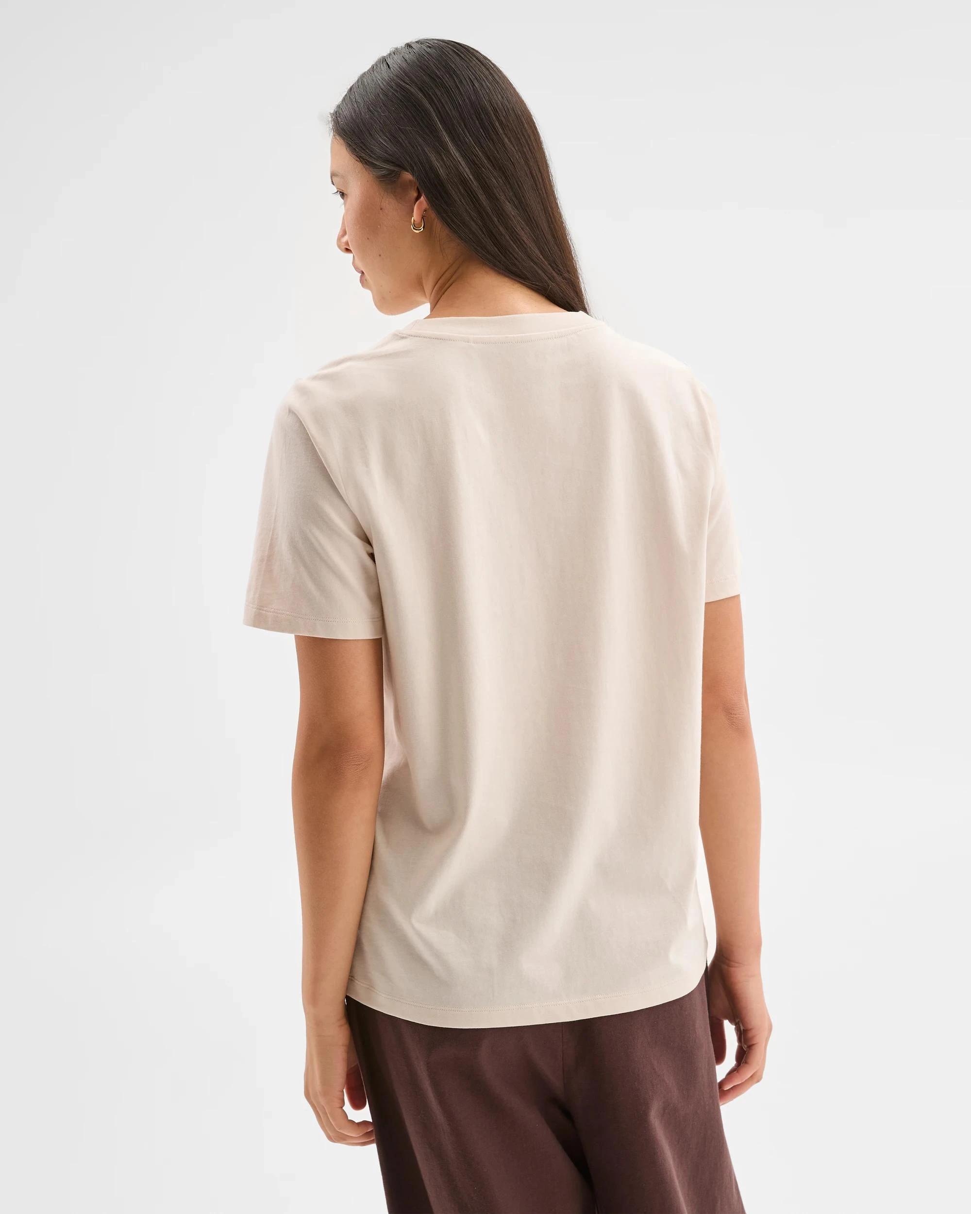 5 Target Australian Cotton Classic T-Shirt OATMEAL, 5 of 5