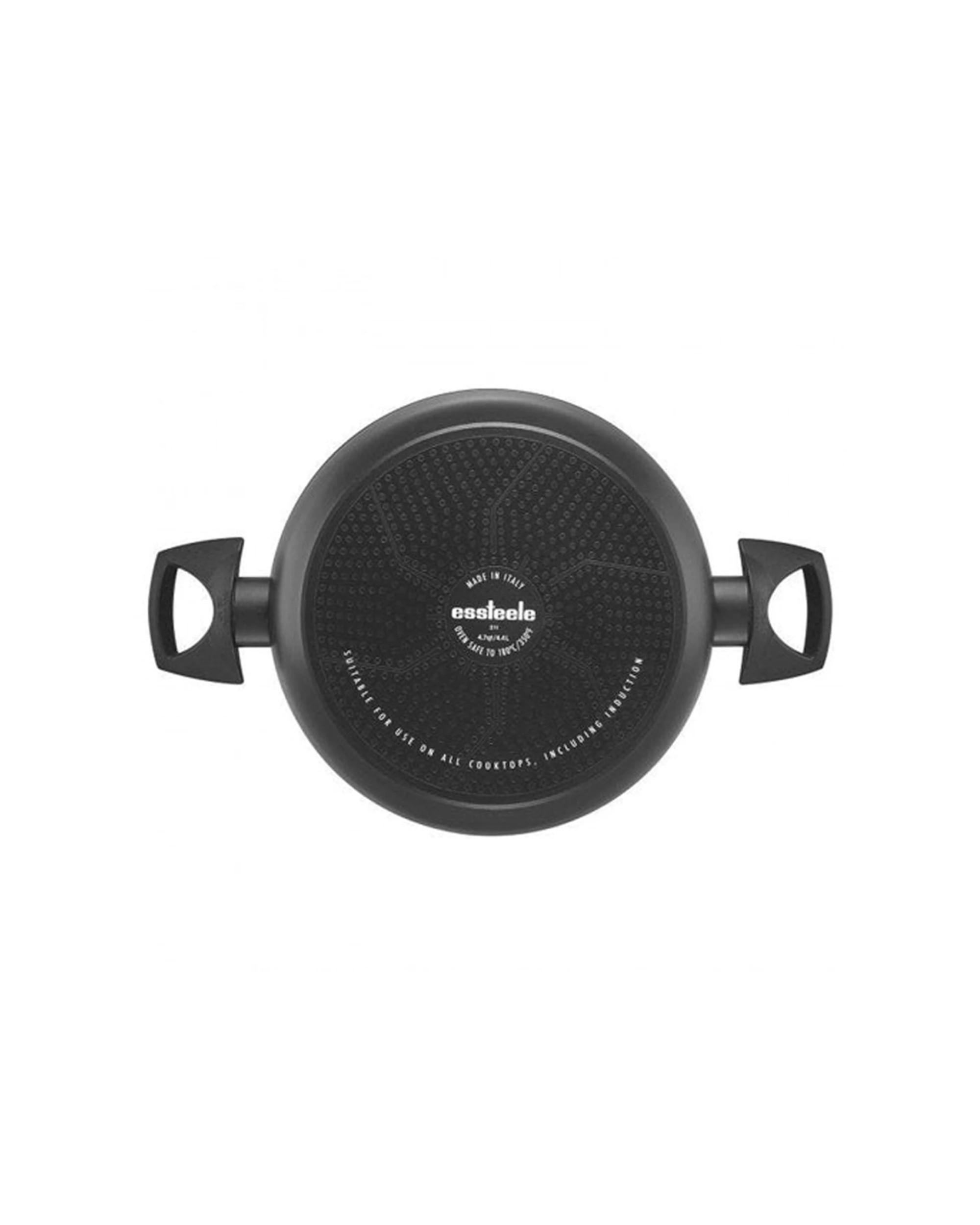 3 Essteele Per Salute 24cm Covered Non-Stick Casserole 4.5 L Black - Black, 3 of 3