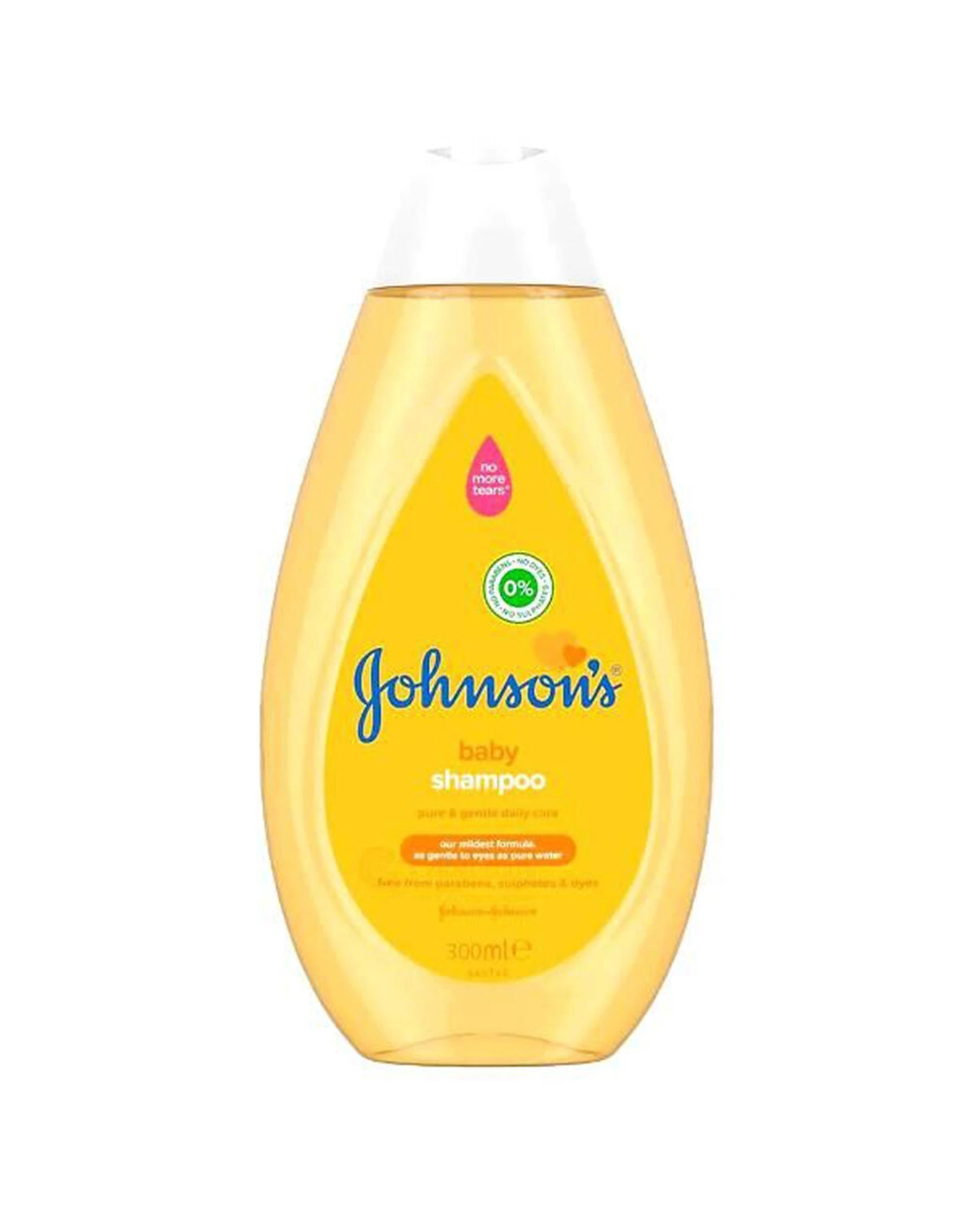 2 Johnson's 6PK No More Tears Baby Shampoo Hypoallergenic Without Paraben & Sulphates 300ml - Yellow, 2 of 2
