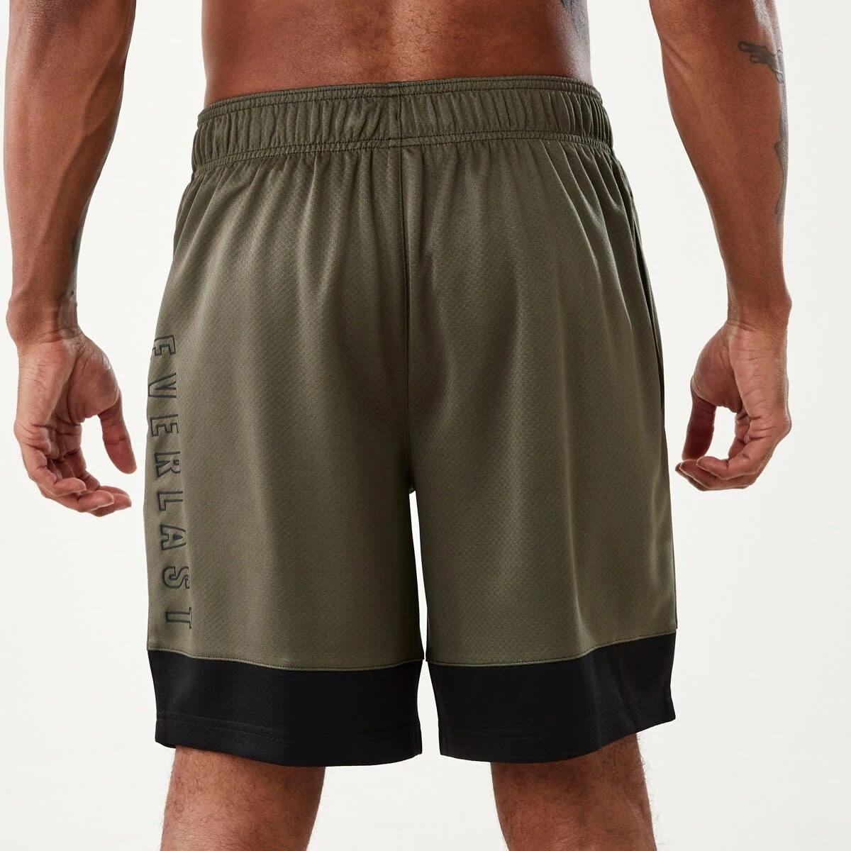 4 Everlast Mens Mesh Panelled Shorts EVER KHAKI, 4 of 7