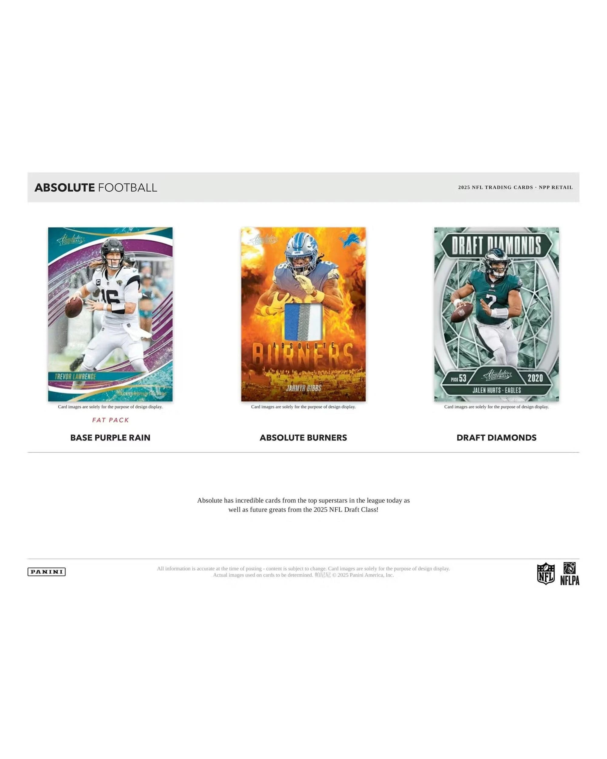 5 Panini NFL 2025 Absolute Football Retail Box, 5 of 10