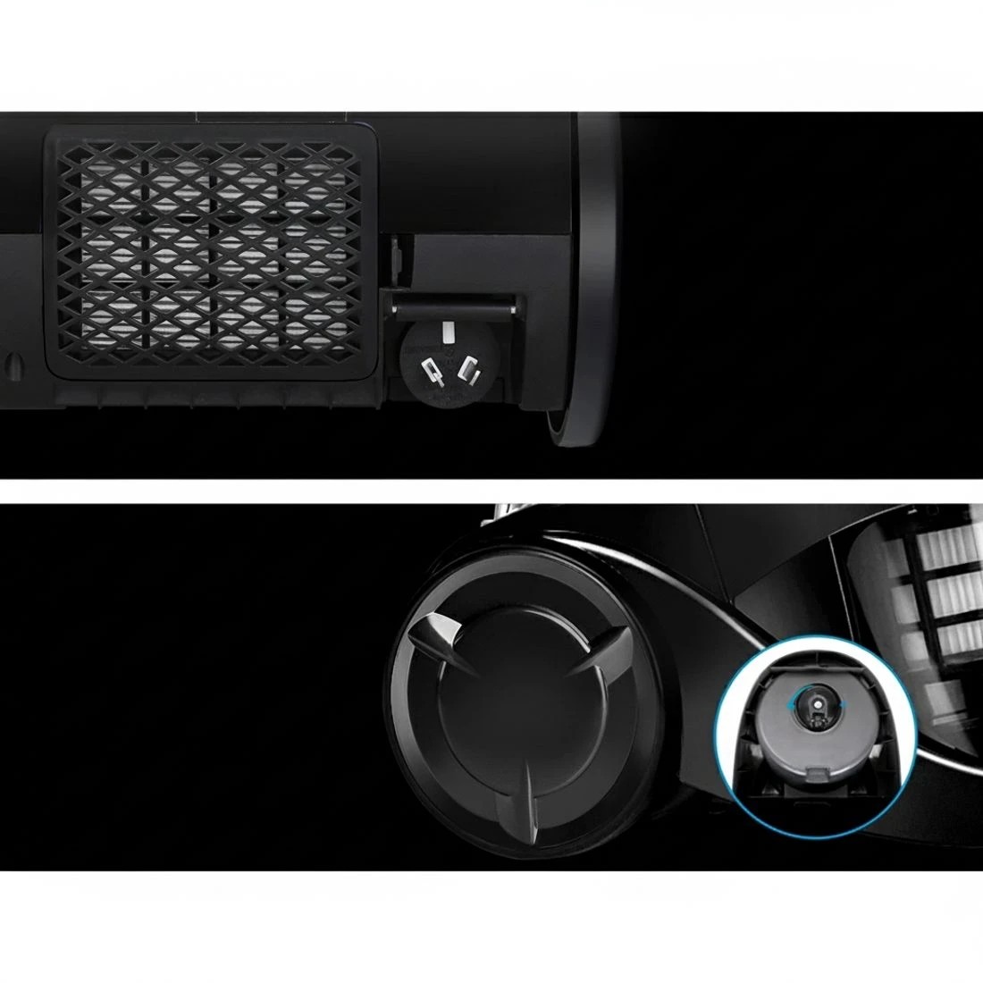 4 Devanti 2200W Multi-cyclonic Bagless Vacuum Cleaner Pet Hair - Black, 4 of 7