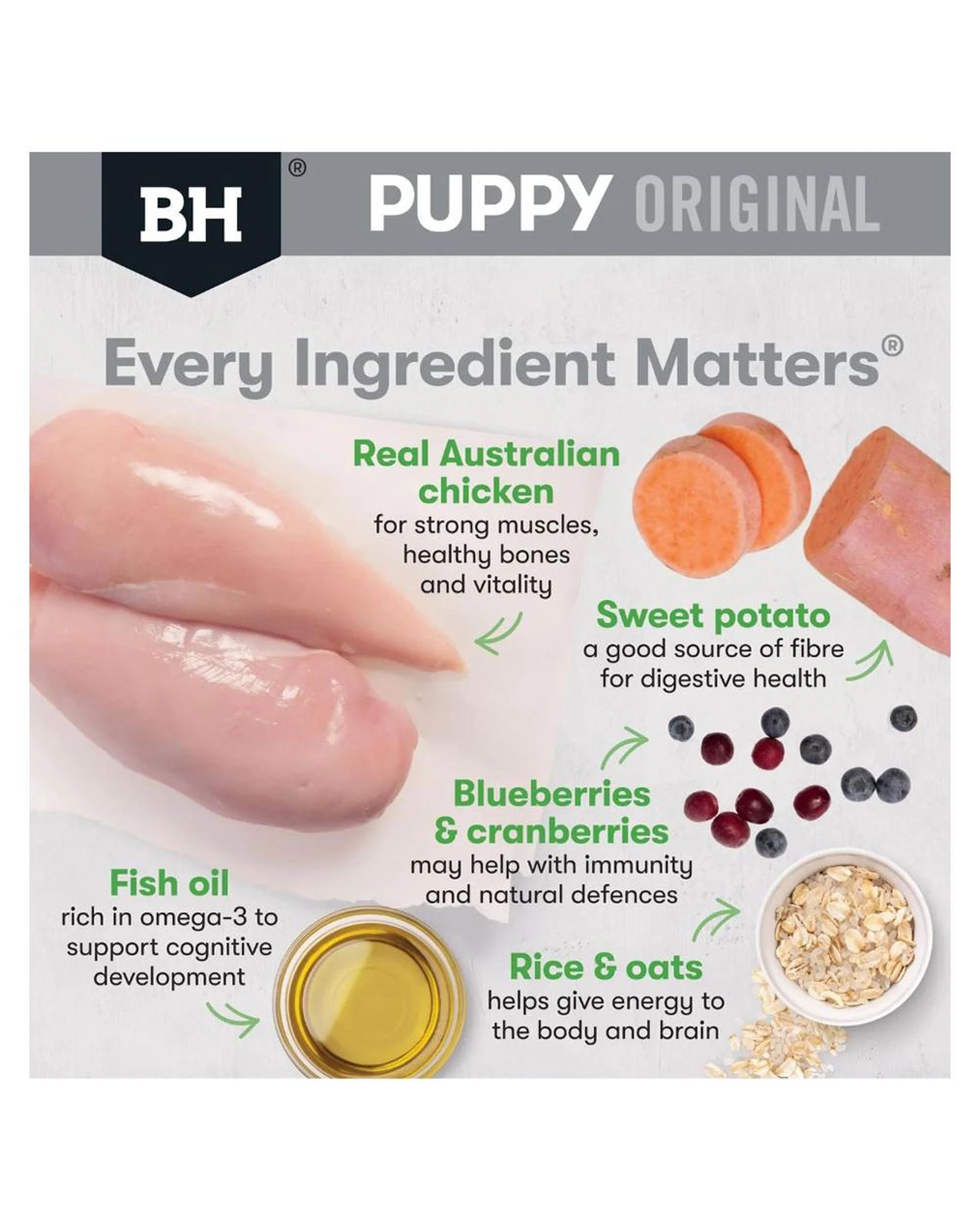 4 Black Hawk Puppy Small Breed Original Dry Dog Food Chicken & Rice 10kg, 4 of 9