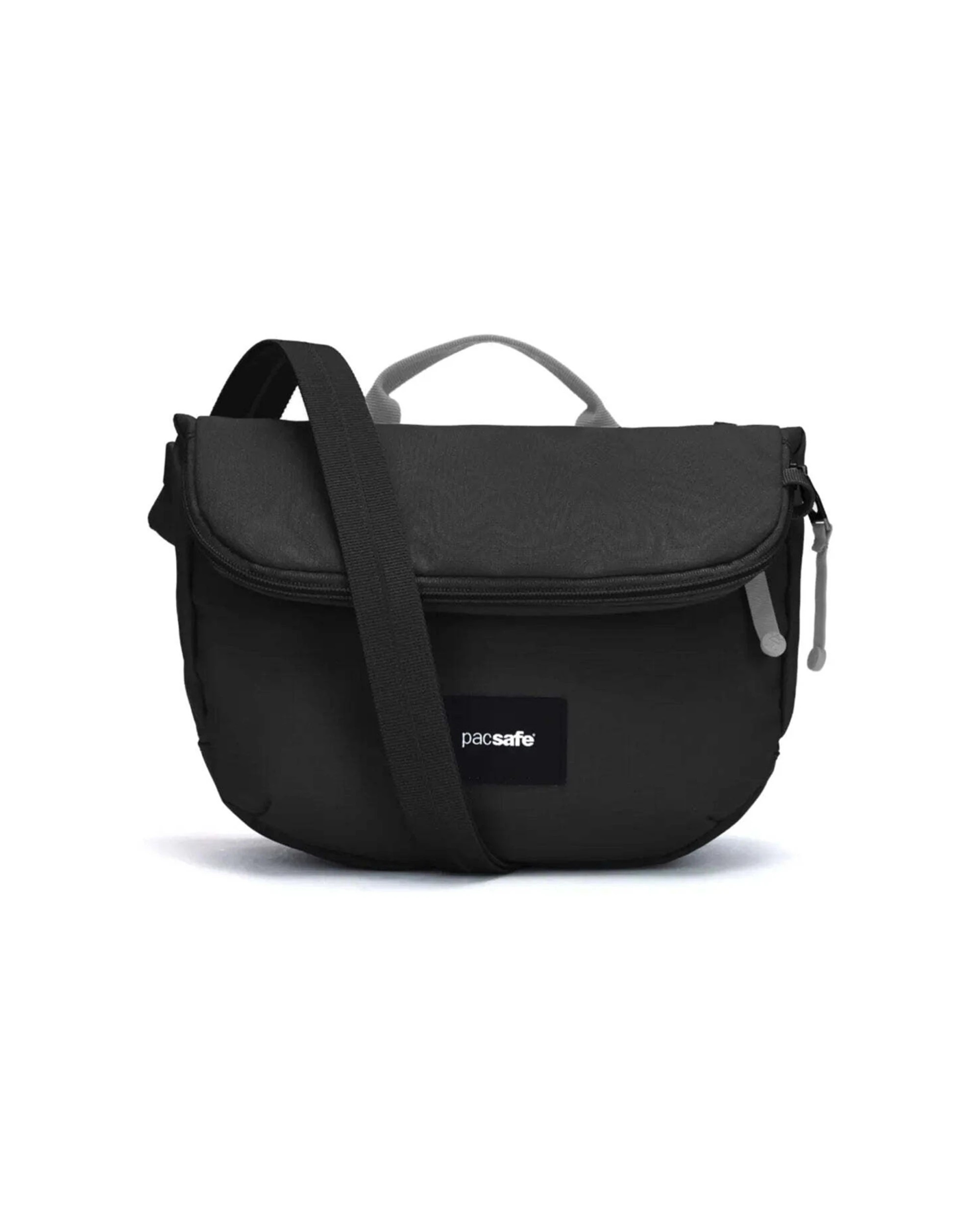 1 Pacsafe Go Anti-Theft Saddle Crossbody Bag RFIDsafe Blocking Pockets Cut Resistant Jet - Black, 1 of 9