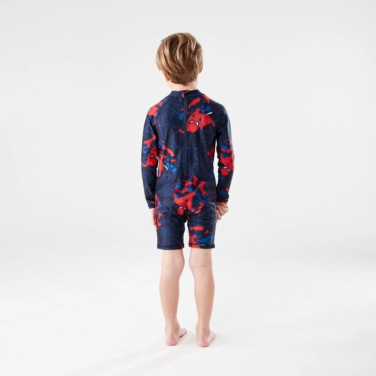 6 Spider-Man License Long Sleeve Swimsuit Spiderman, 6 of 6