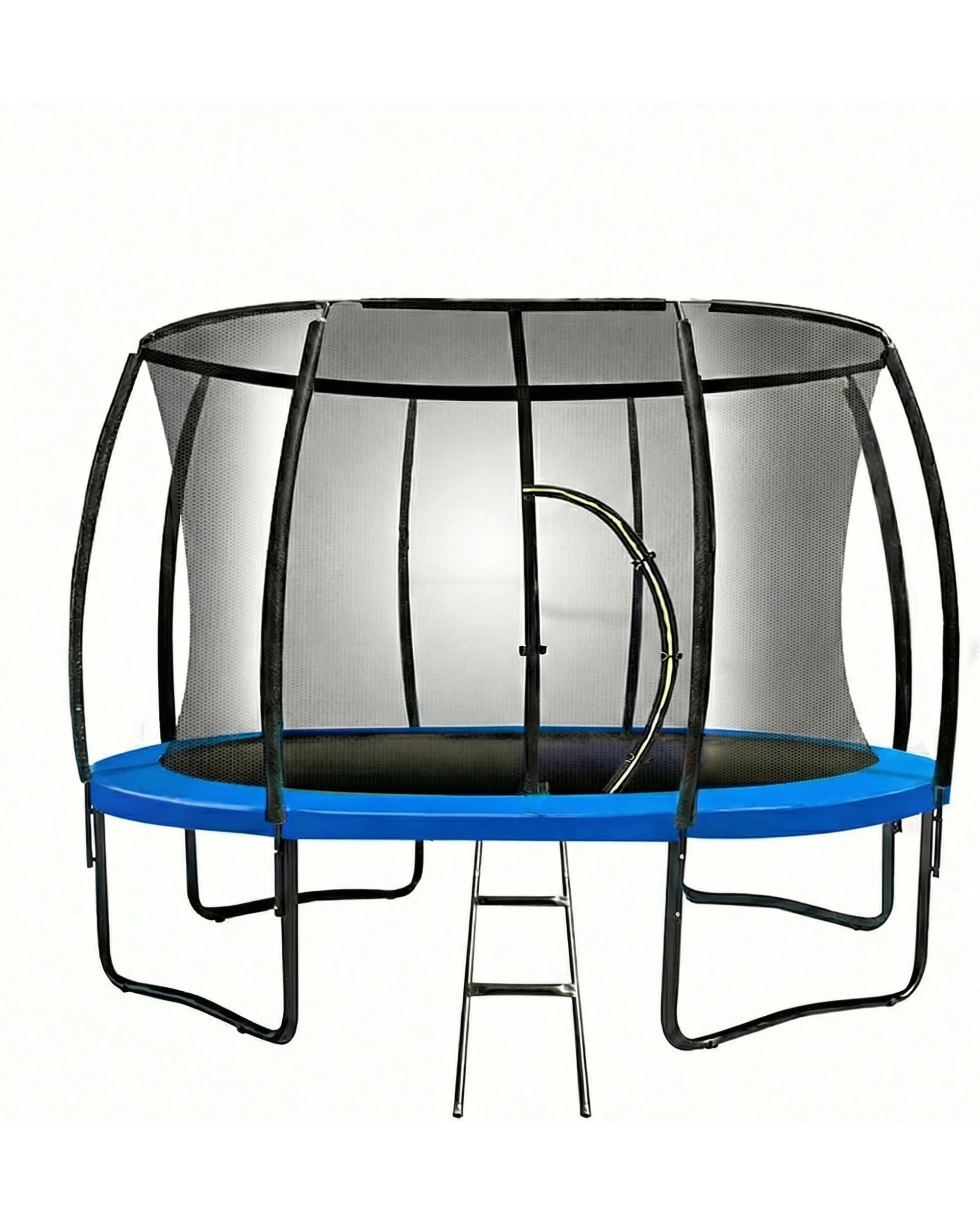 2 Kahuna 8 ft Trampoline Round Outdoor - Blue - Blue, 2 of 6