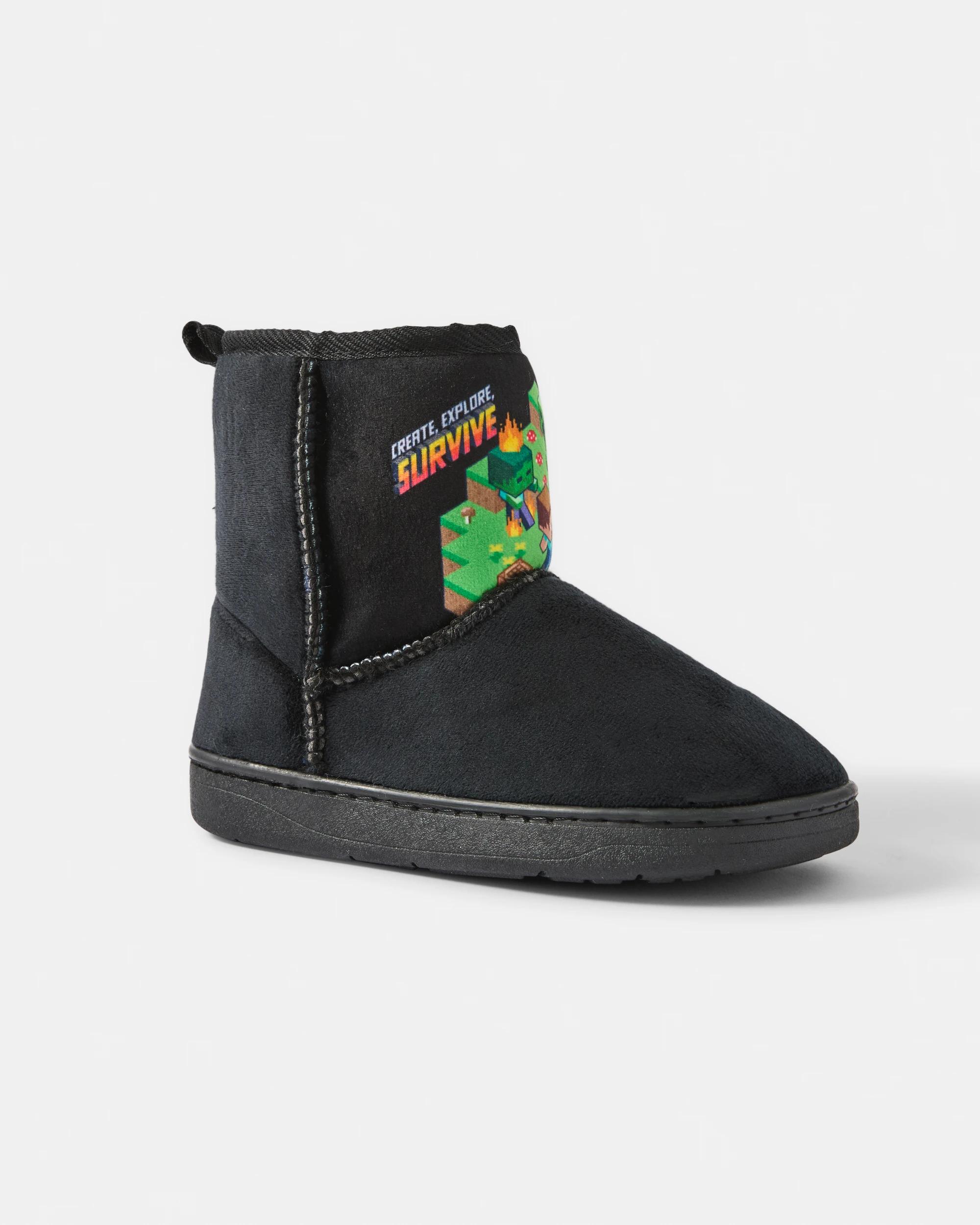 1 Minecraft License Slipper Boots Minecraft, 1 of 6