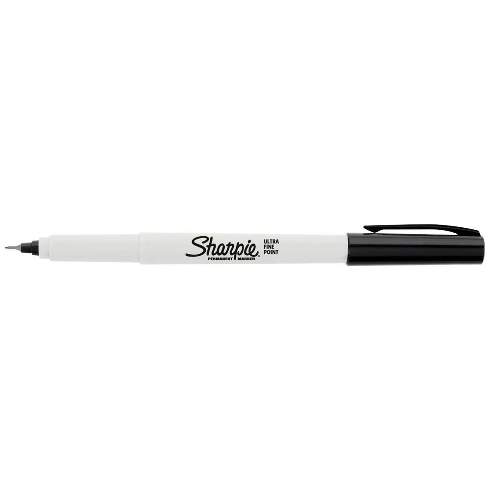 1 Sharpie Ultra Fine Permanent Marker Black, 1 of 4