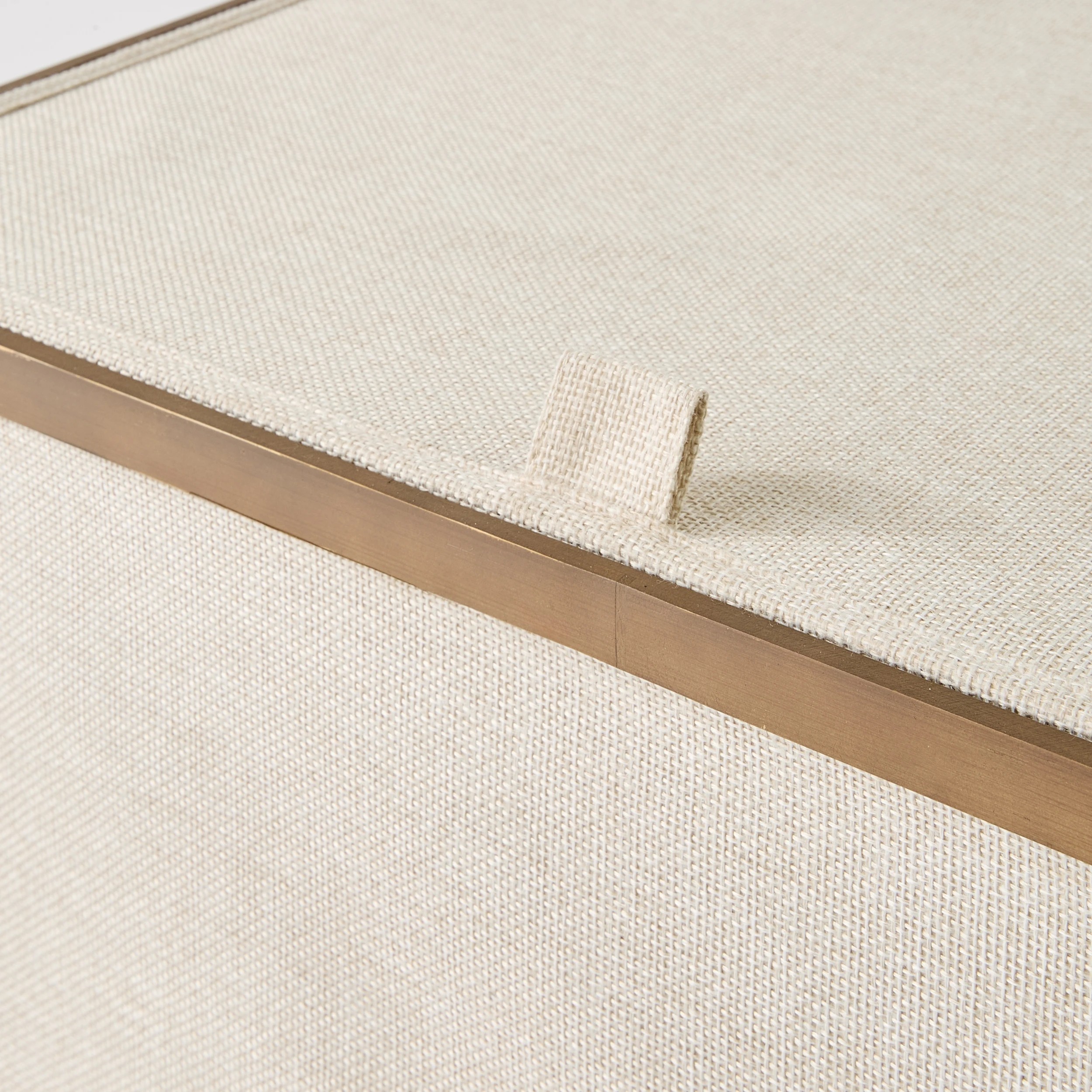 7 Linen Look Walnut Look Rectangle Box, 7 of 7