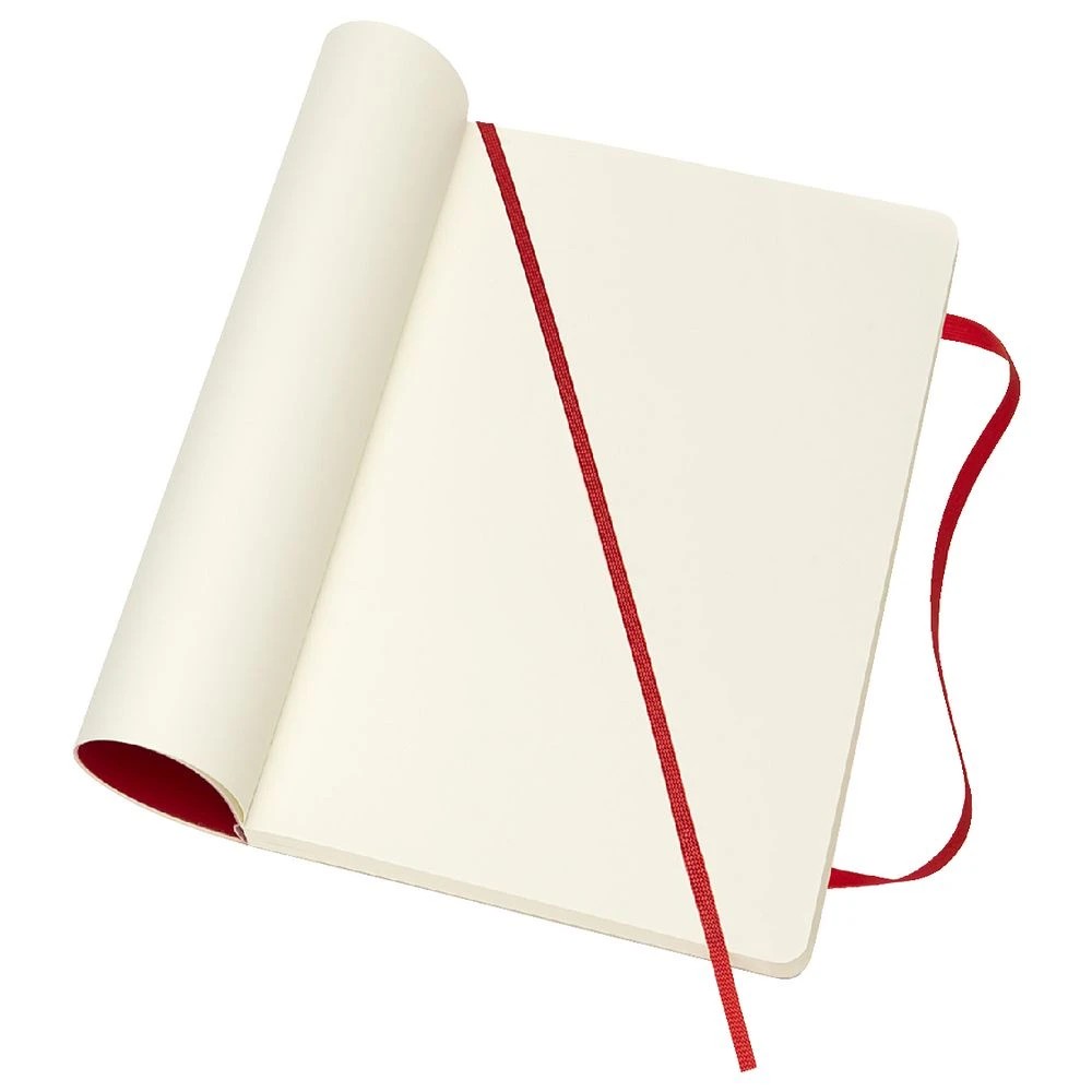 4 Moleskine Soft Cover Notebook Plain Large Scarlet Red, 4 of 5