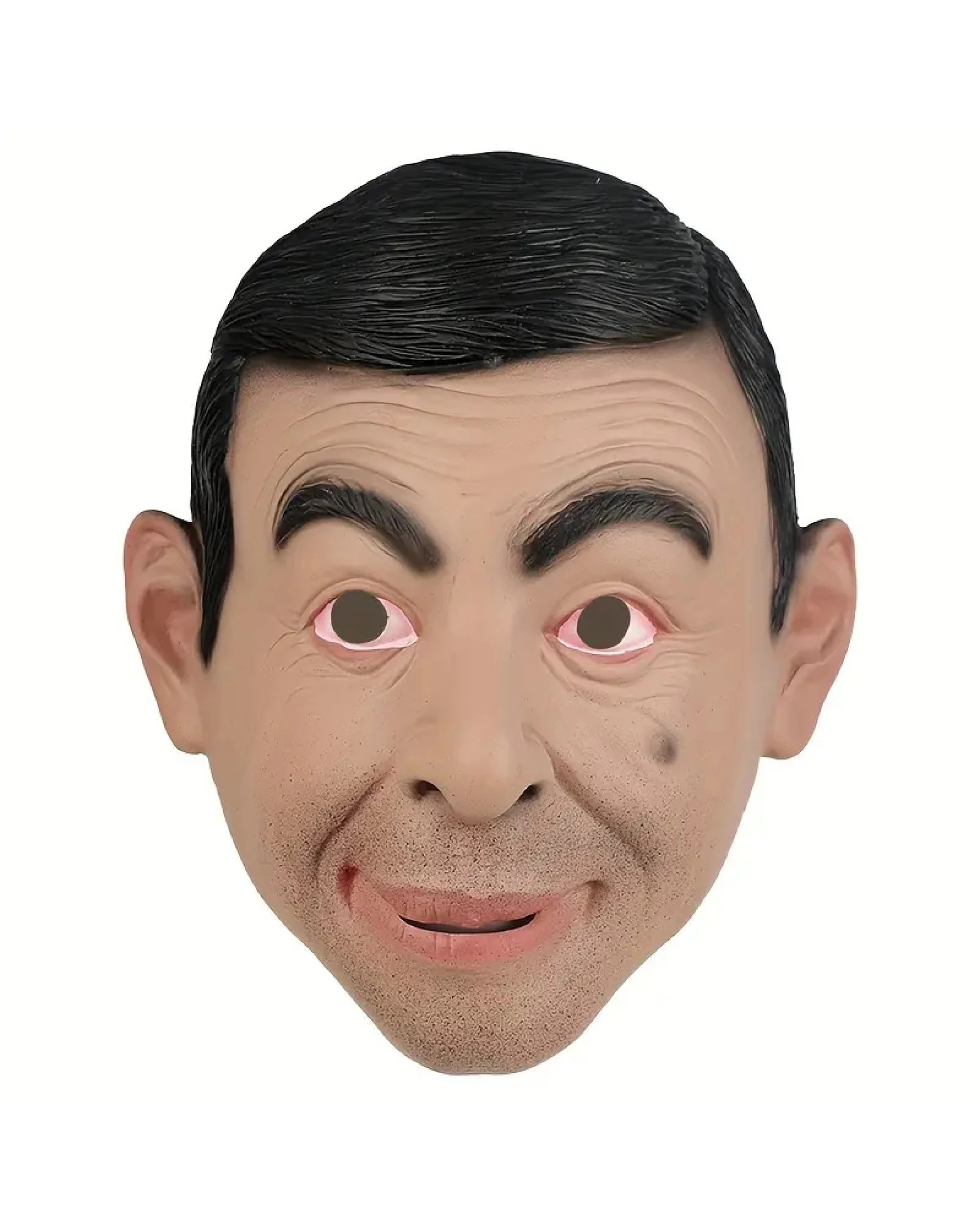 1 BR Costumes Rowan Atkinson Mr. Bean Rubber Latex Mask for Costume Parties, 1 of 5
